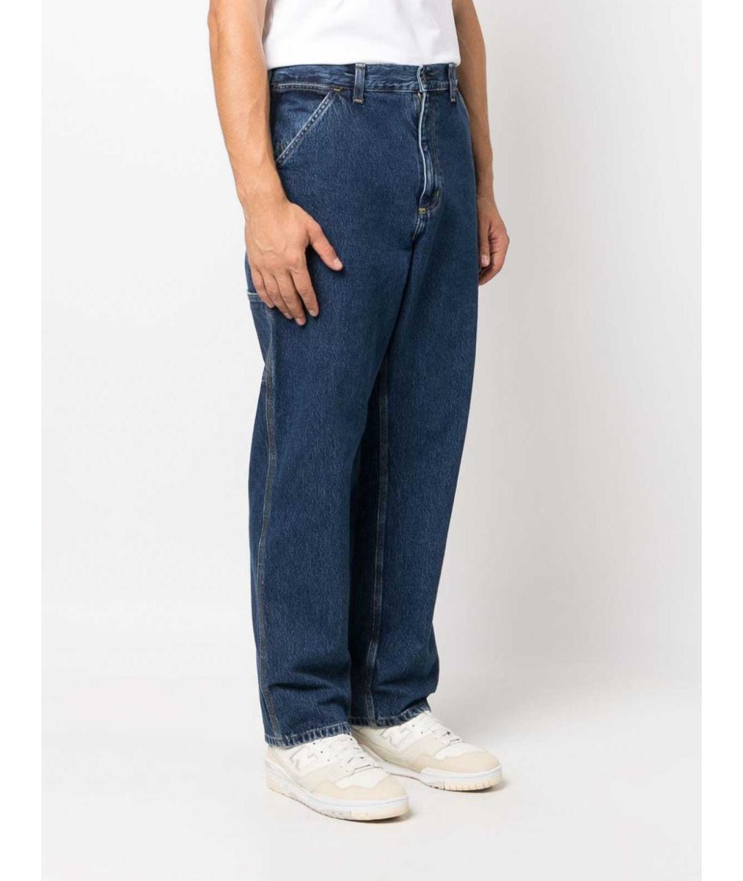 CARHARTT Синие хлопковые джинсы, фото 3