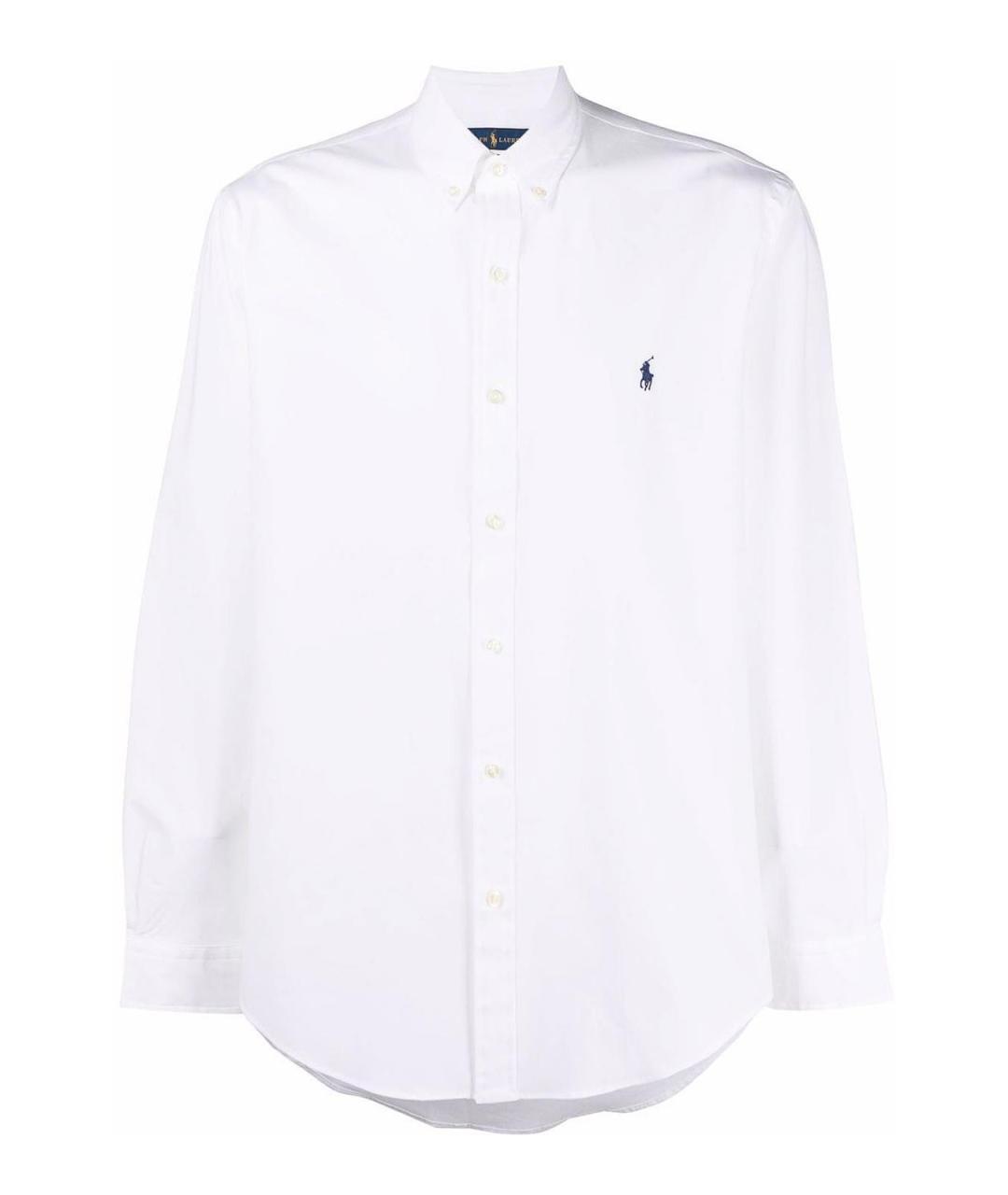 POLO RALPH LAUREN Белая хлопковая классическая рубашка, фото 1