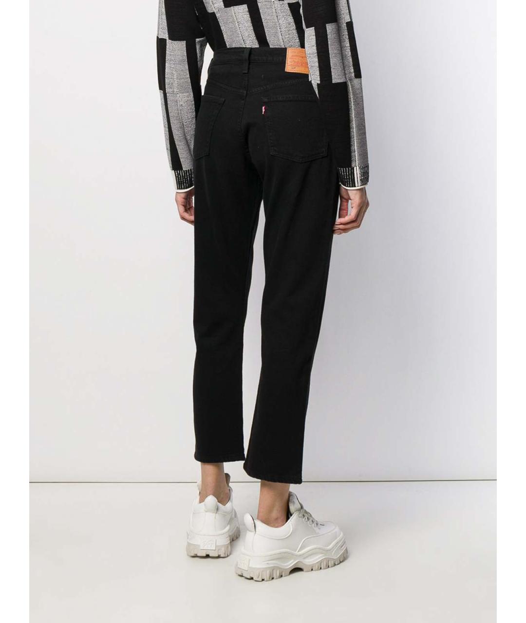 LEVI'S Черные хлопковые джинсы клеш, фото 4