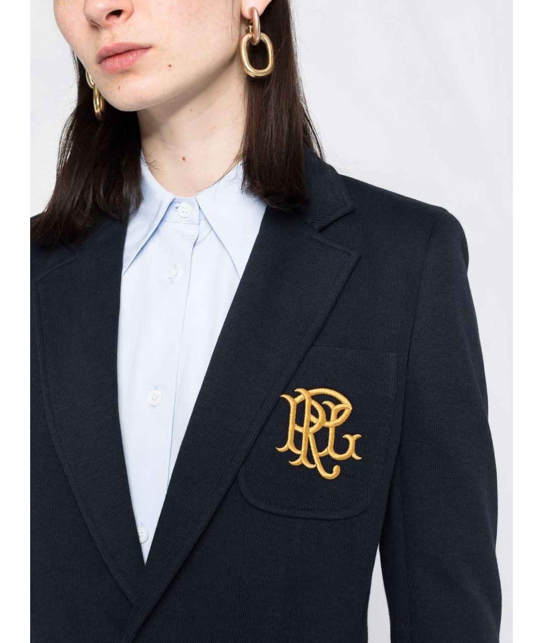 POLO RALPH LAUREN Синий хлопковый жакет/пиджак, фото 5