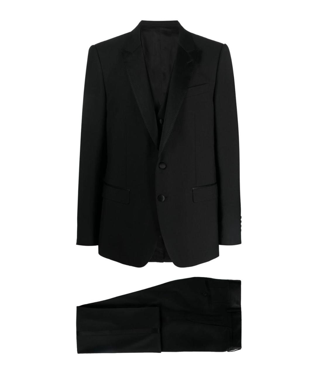 DOLCE&GABBANA Черный вечерний костюм, фото 1