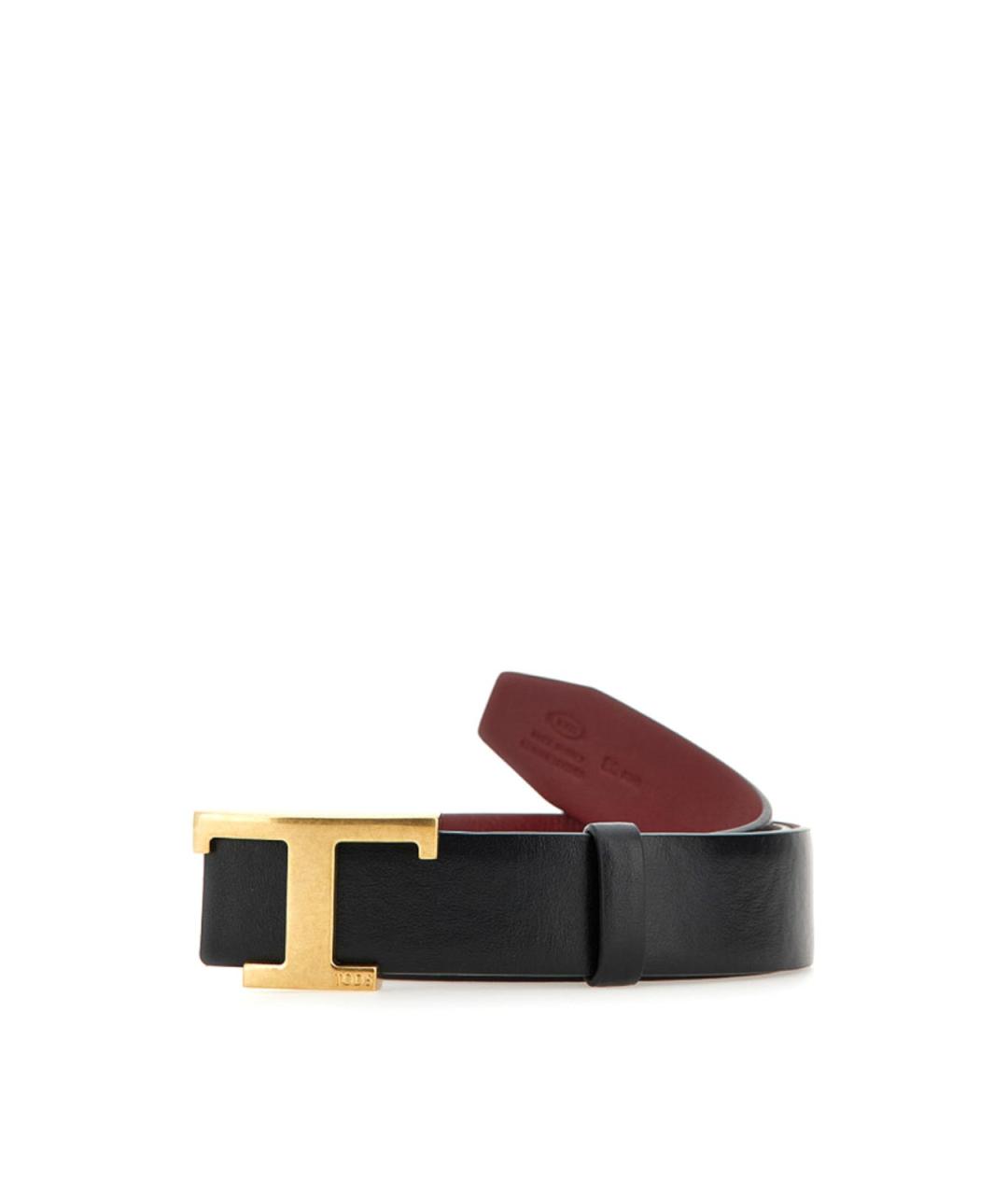 TOD'S Коричневый кожаный ремень, фото 1
