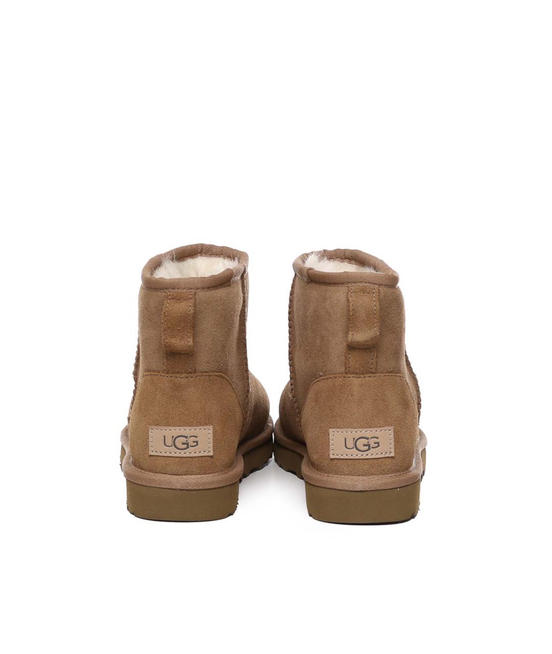 UGG Бежевые кожаные ботильоны, фото 2