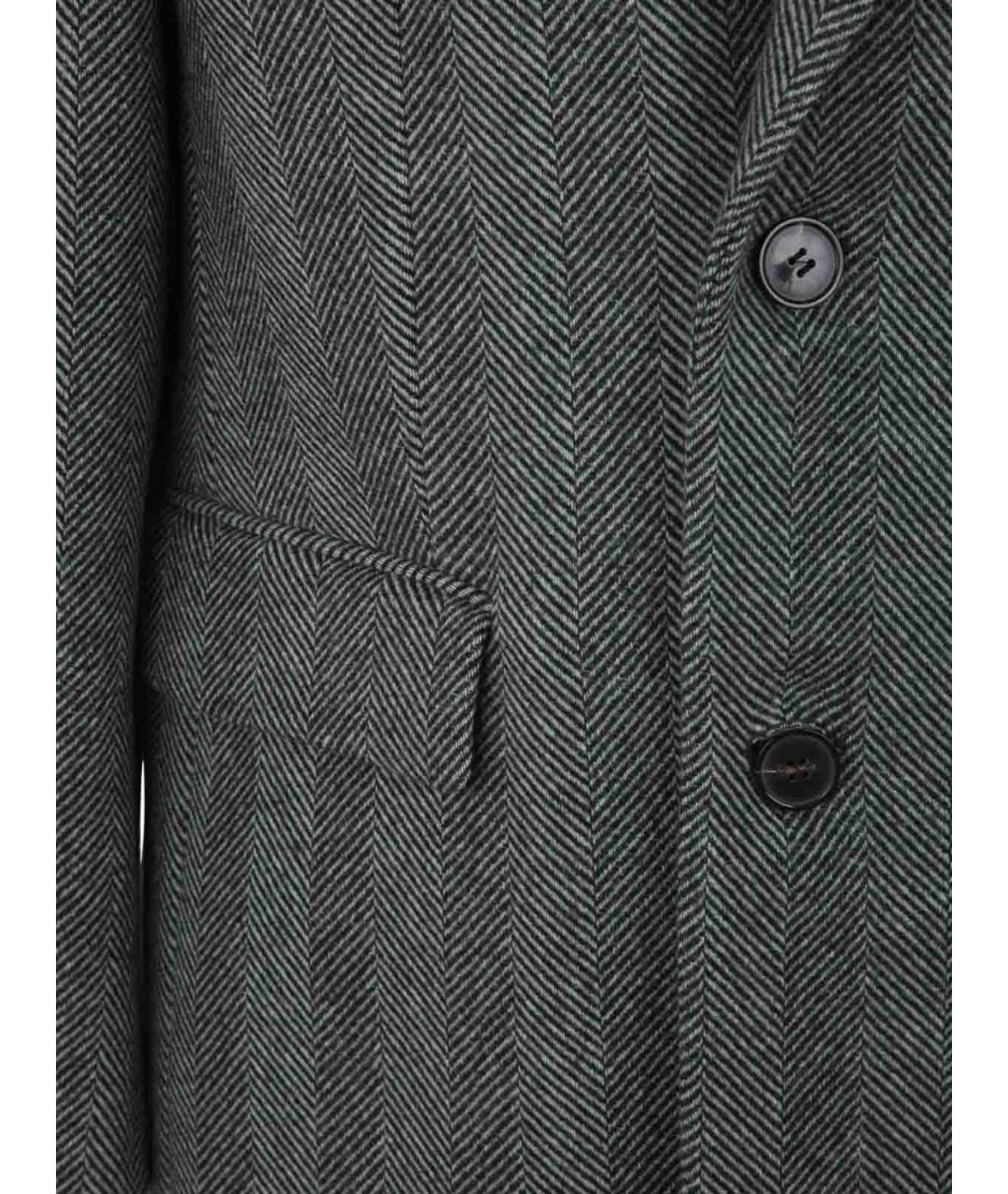 DRIES VAN NOTEN Черная шерстяная куртка, фото 3