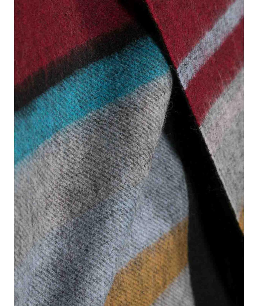 PAUL SMITH Мульти шерстяной шарф, фото 2