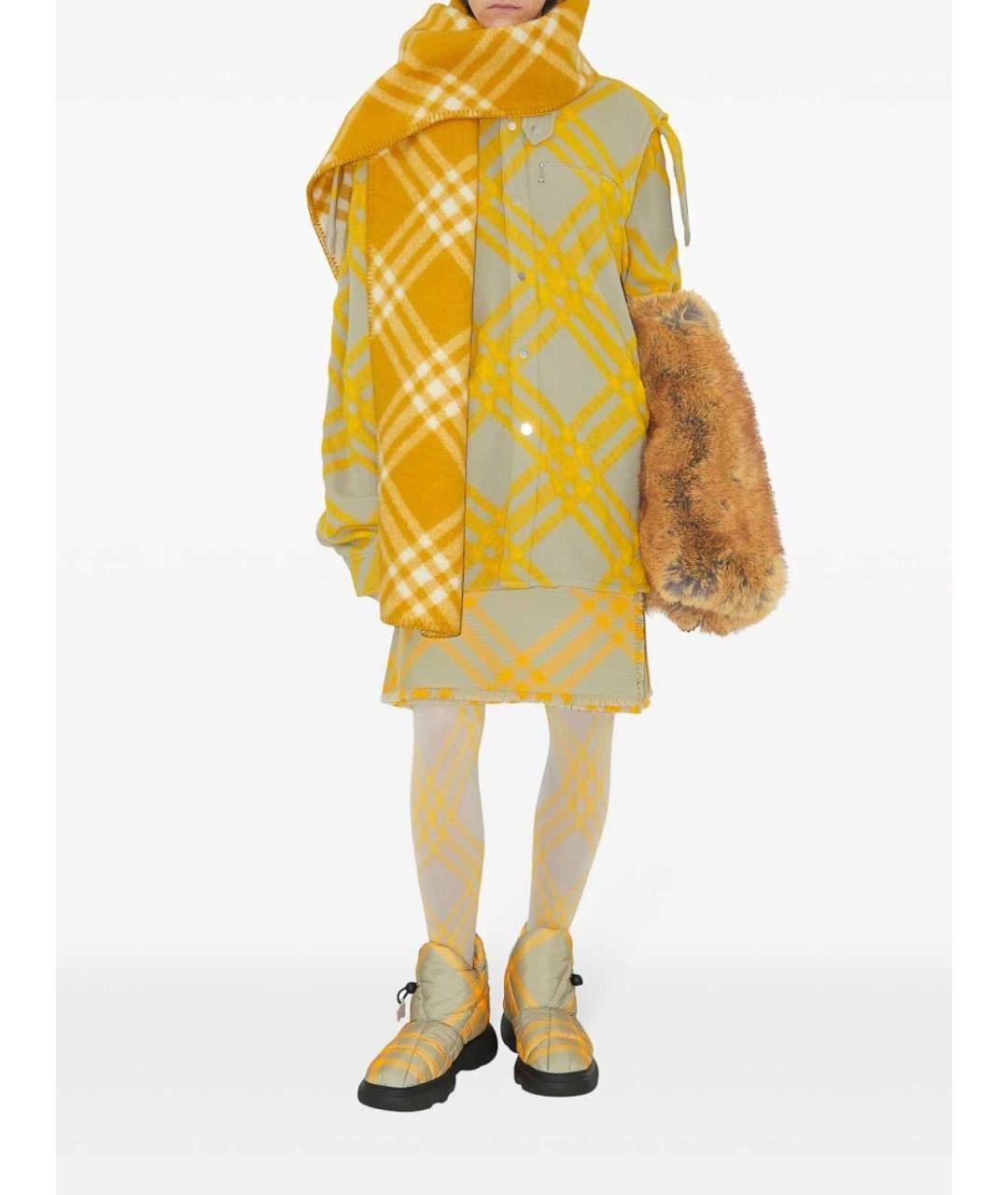 BURBERRY Мульти шерстяная рубашка, фото 2
