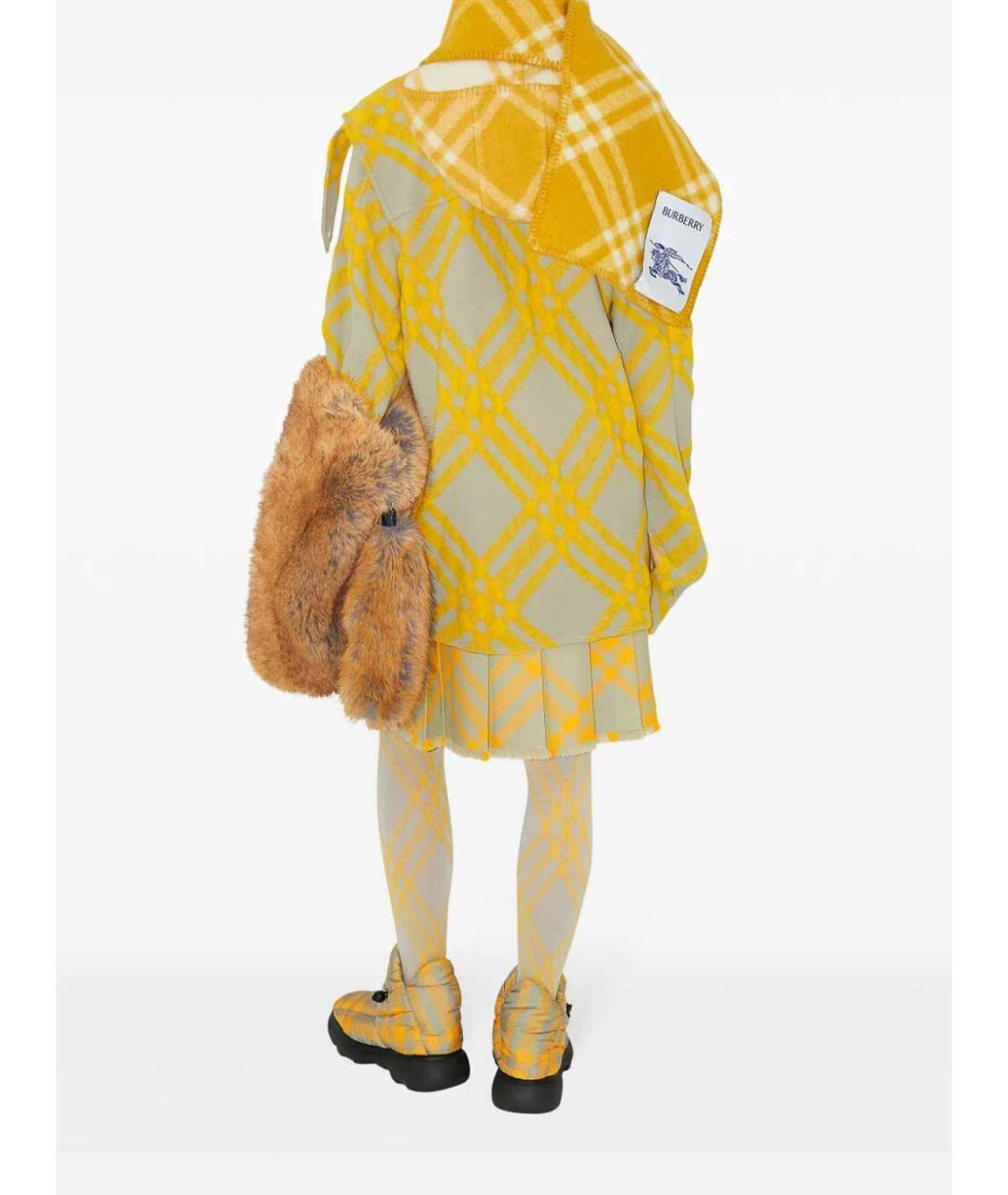 BURBERRY Мульти шерстяная рубашка, фото 4