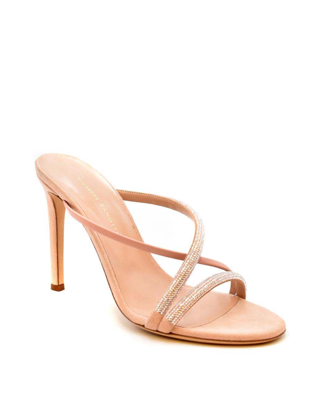 GIUSEPPE ZANOTTI DESIGN Розовые кожаные мюли, фото 2