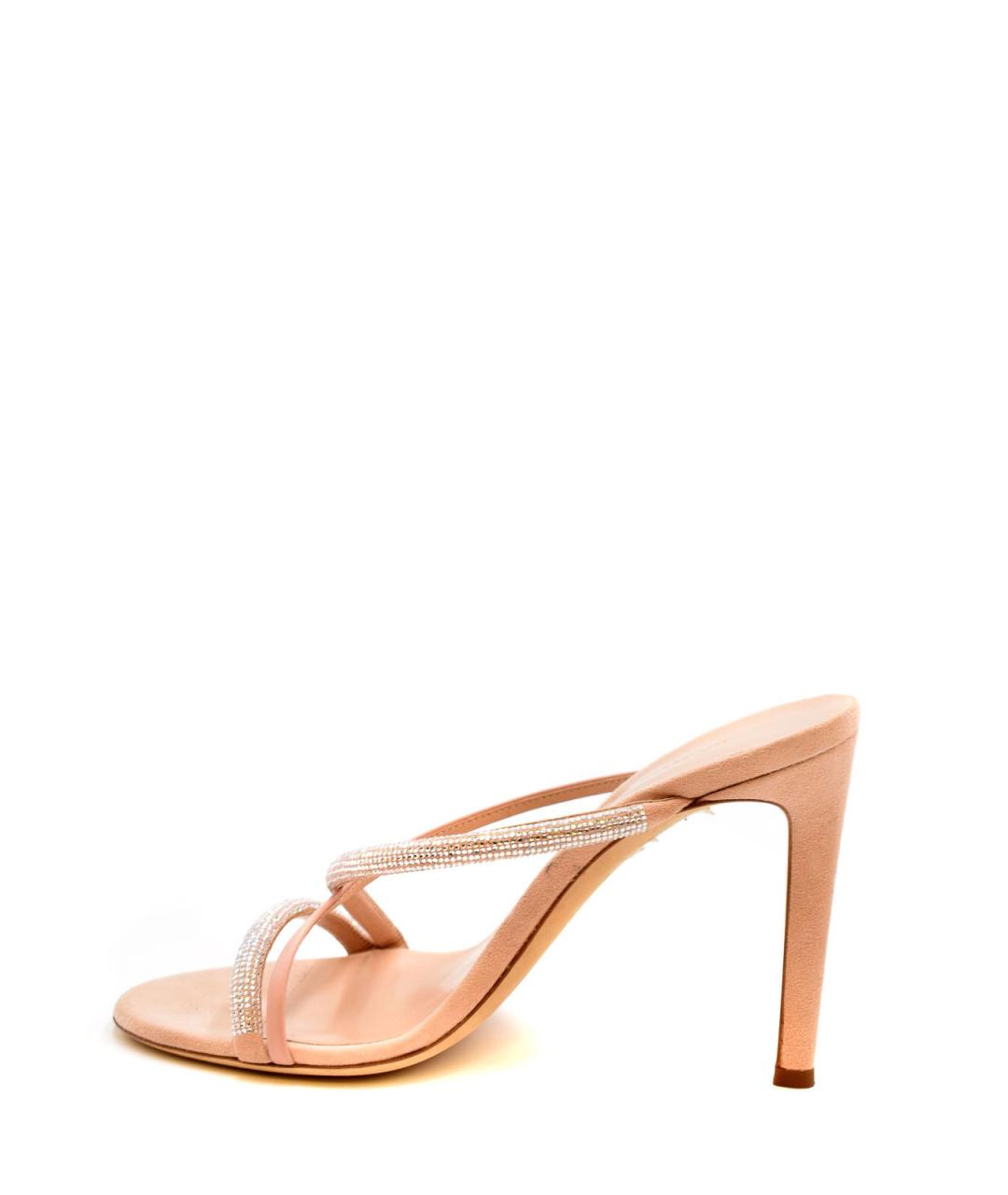 GIUSEPPE ZANOTTI DESIGN Розовые кожаные мюли, фото 3