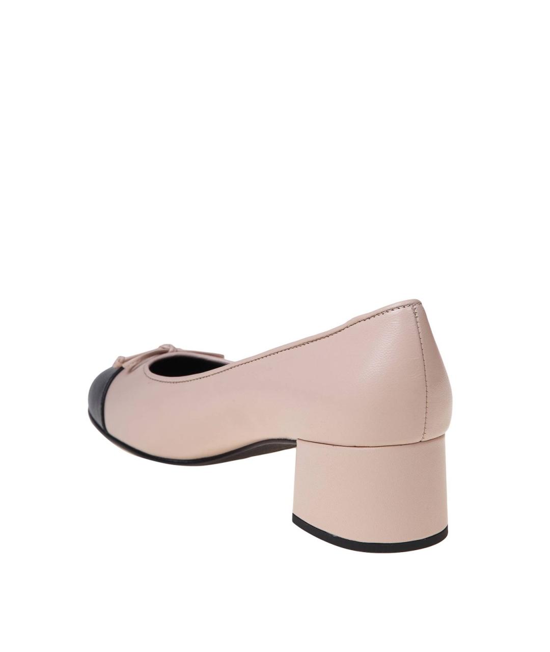 TORY BURCH Розовые кожаные туфли, фото 4