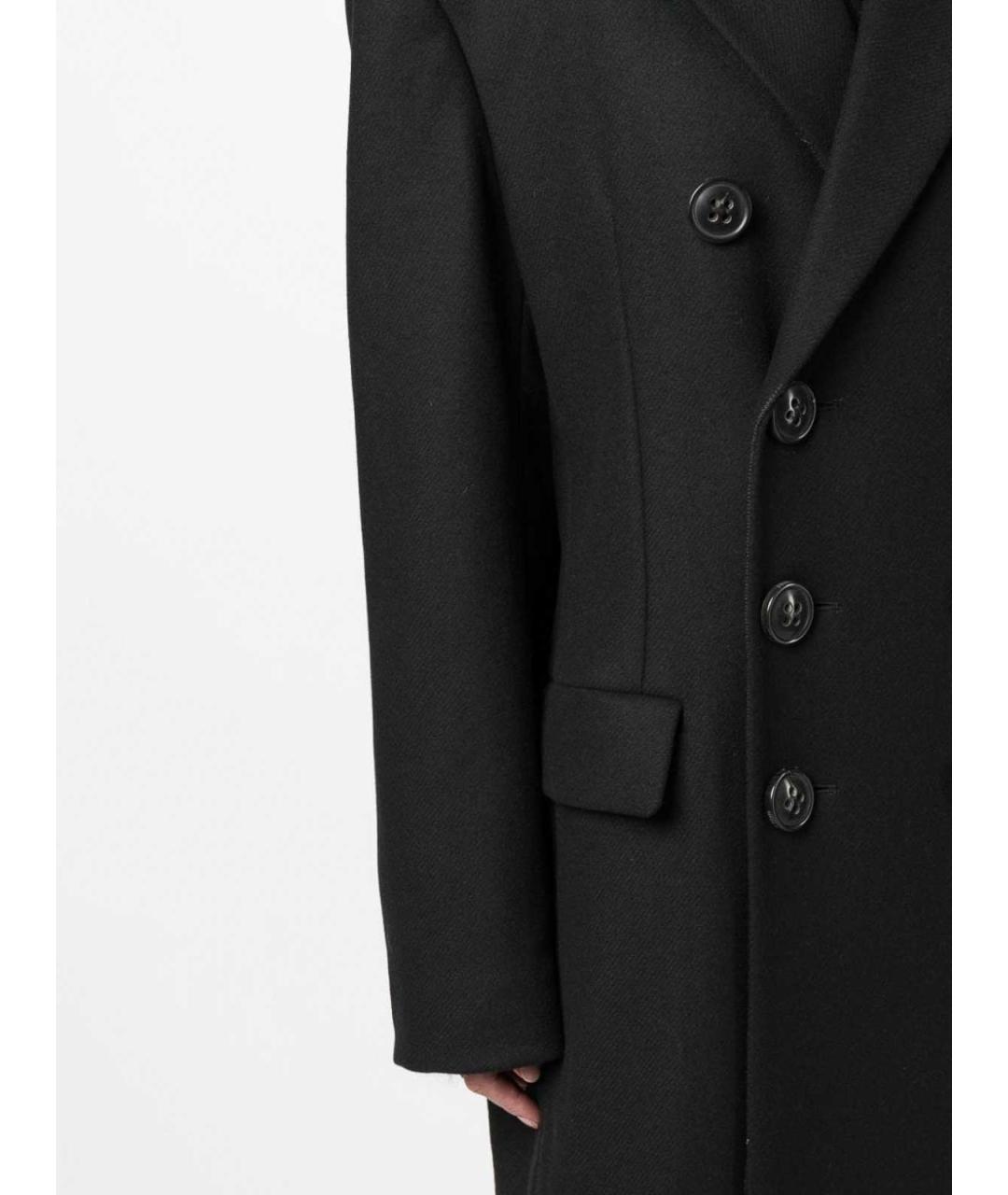 DSQUARED2 Черное полиэстеровое пальто, фото 5