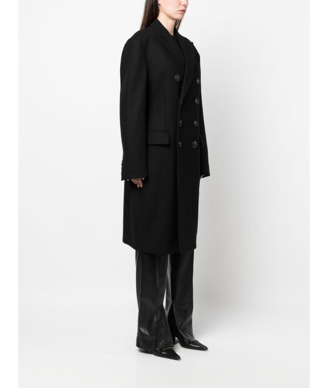 DSQUARED2 Черное полиэстеровое пальто, фото 2