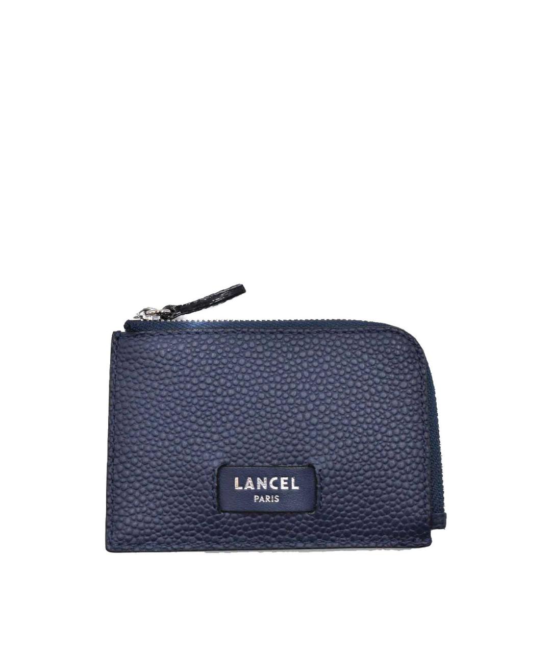 LANCEL Синий кожаный кошелек, фото 3