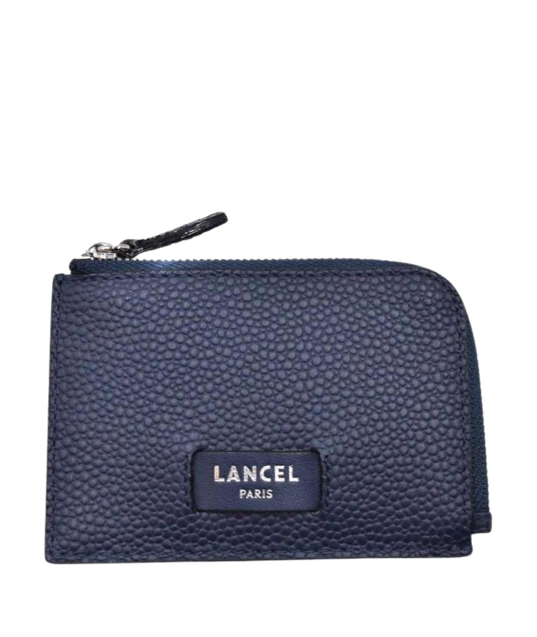 LANCEL Синий кожаный кошелек, фото 1