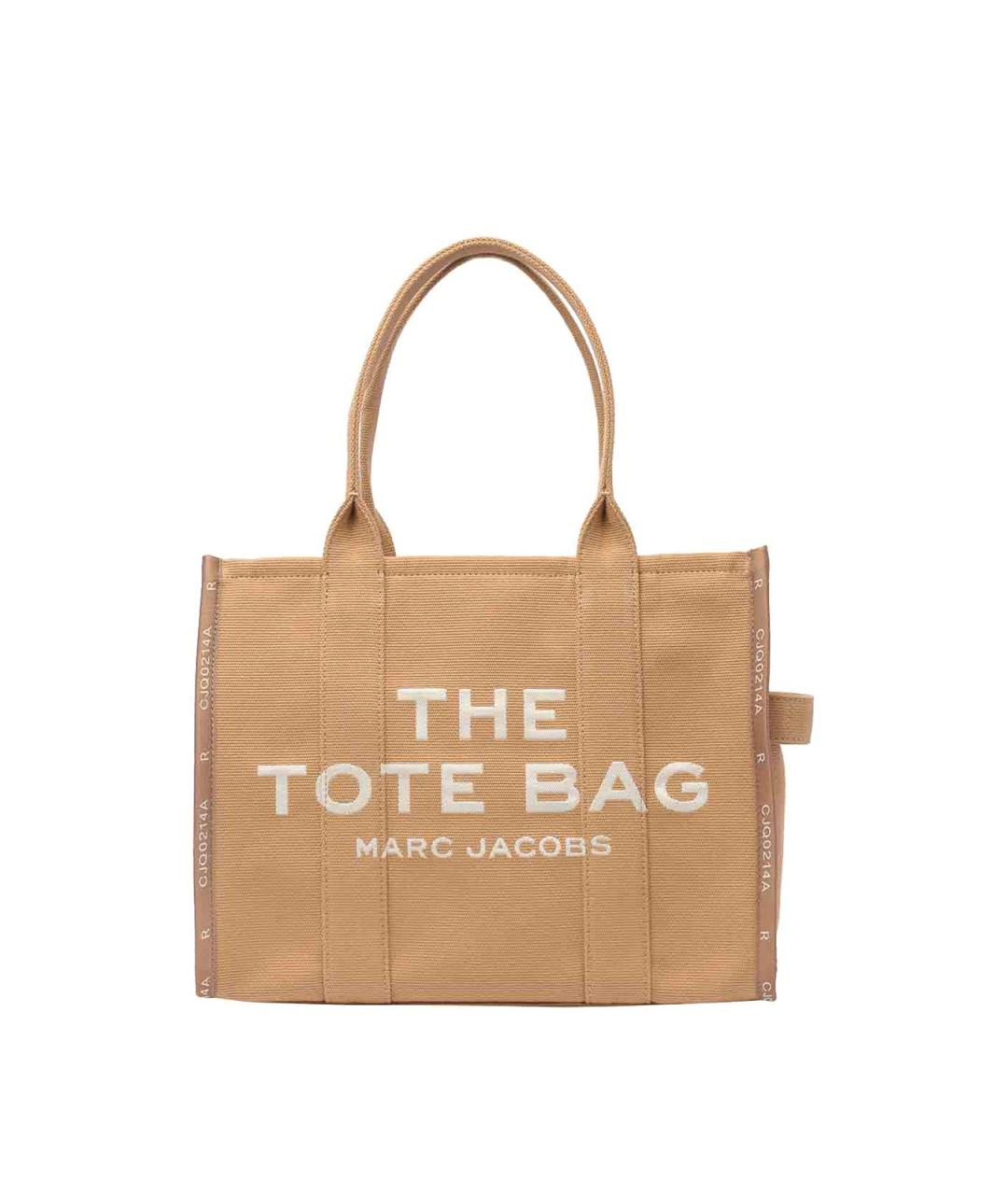 MARC JACOBS Бежевая тканевая сумка тоут, фото 1