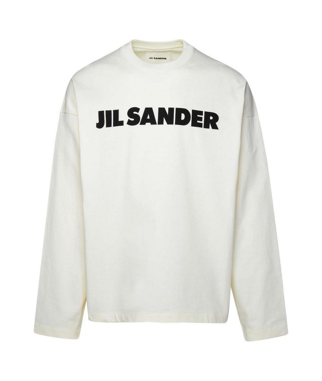 JIL SANDER Бежевая хлопковая футболка, фото 1
