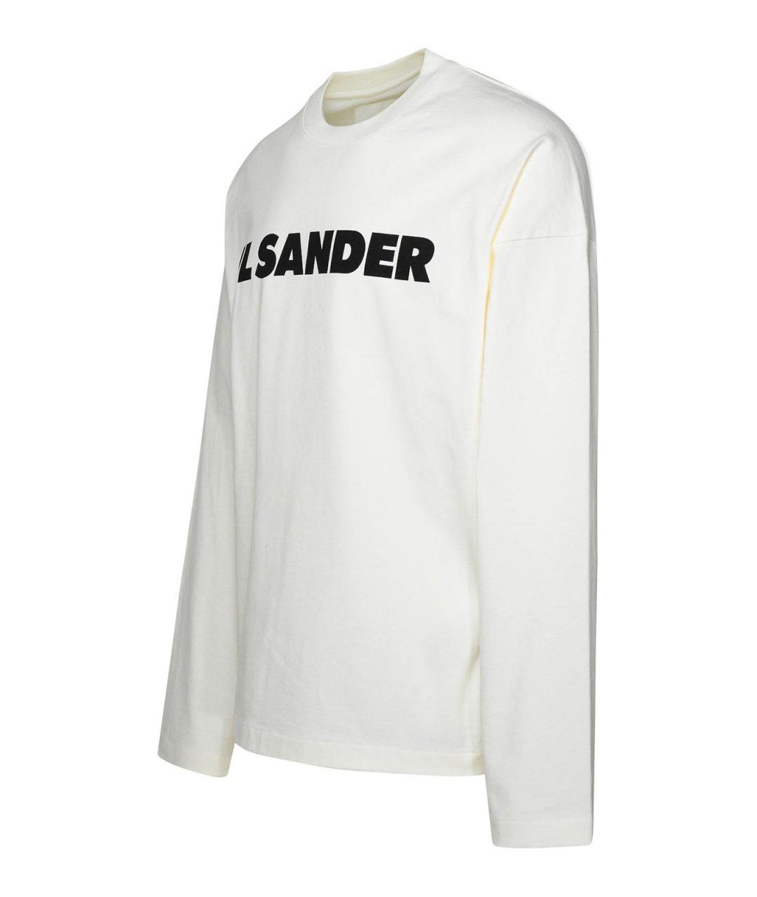 JIL SANDER Бежевая хлопковая футболка, фото 3