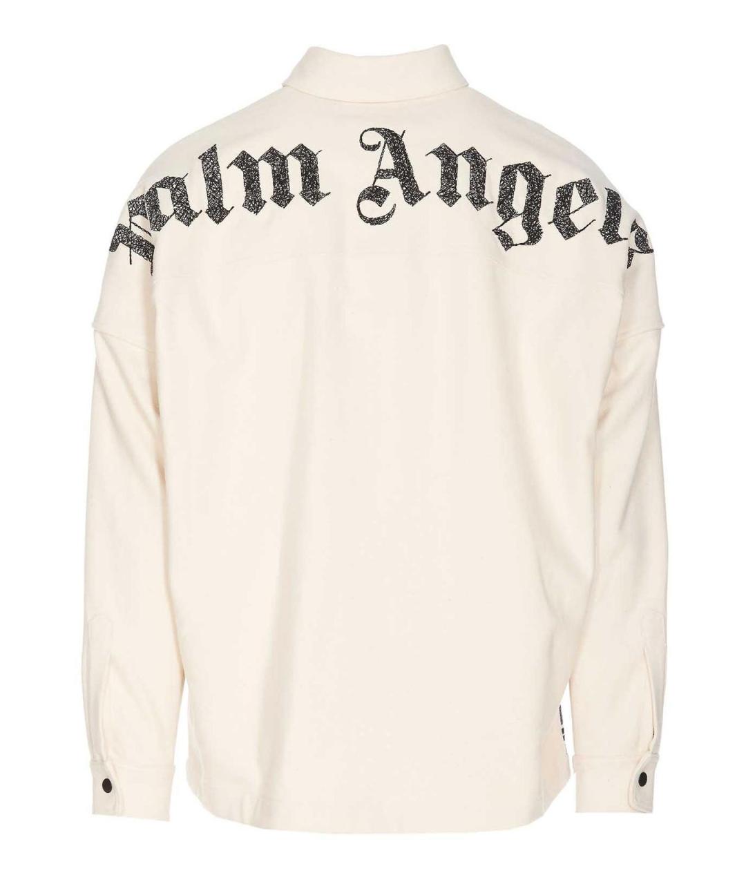 PALM ANGELS Белая полиэстеровая куртка, фото 2