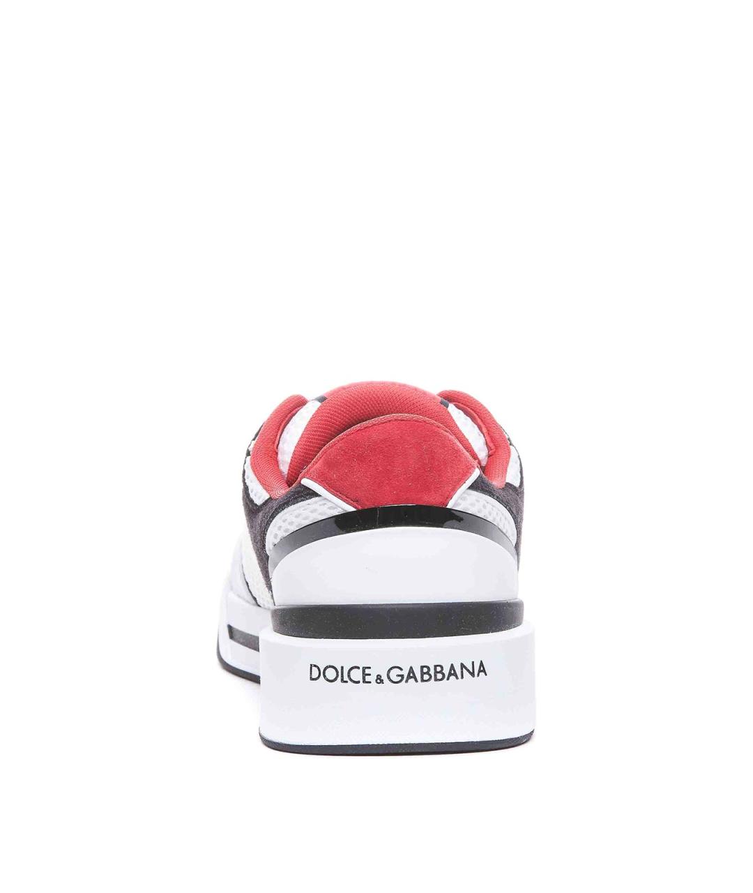DOLCE&GABBANA Мульти кожаные низкие кроссовки / кеды, фото 3