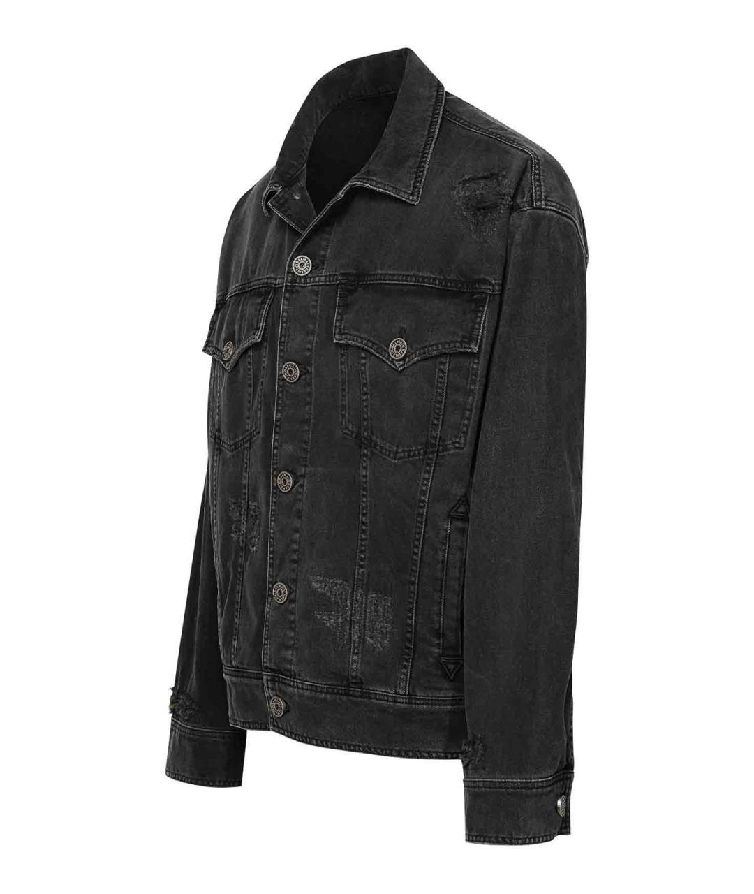 BALMAIN Черная хлопковая куртка, фото 3