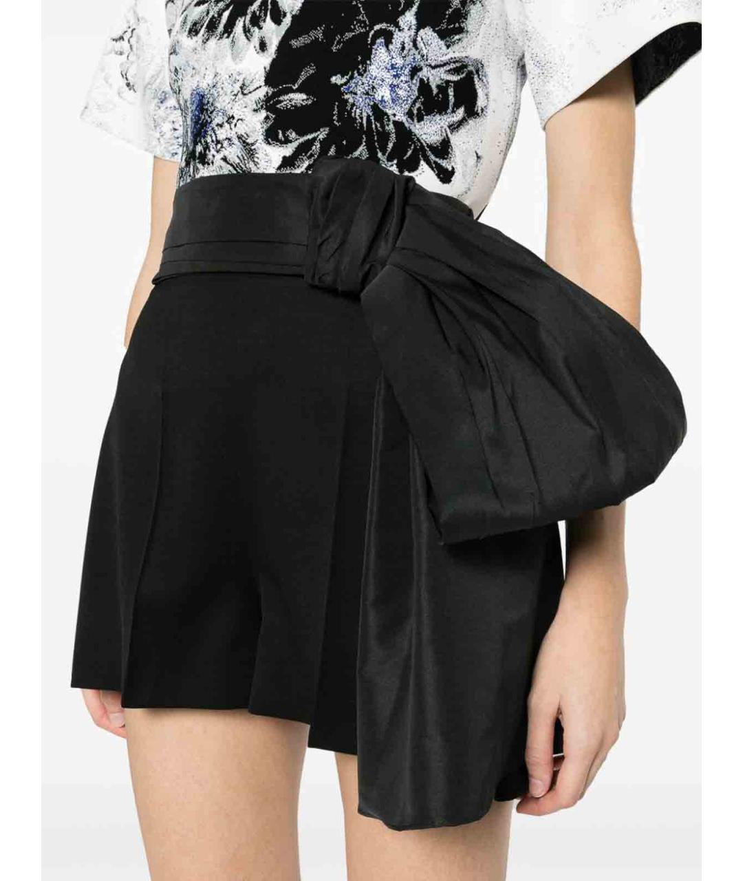 ALEXANDER MCQUEEN Черные шерстяные шорты, фото 2