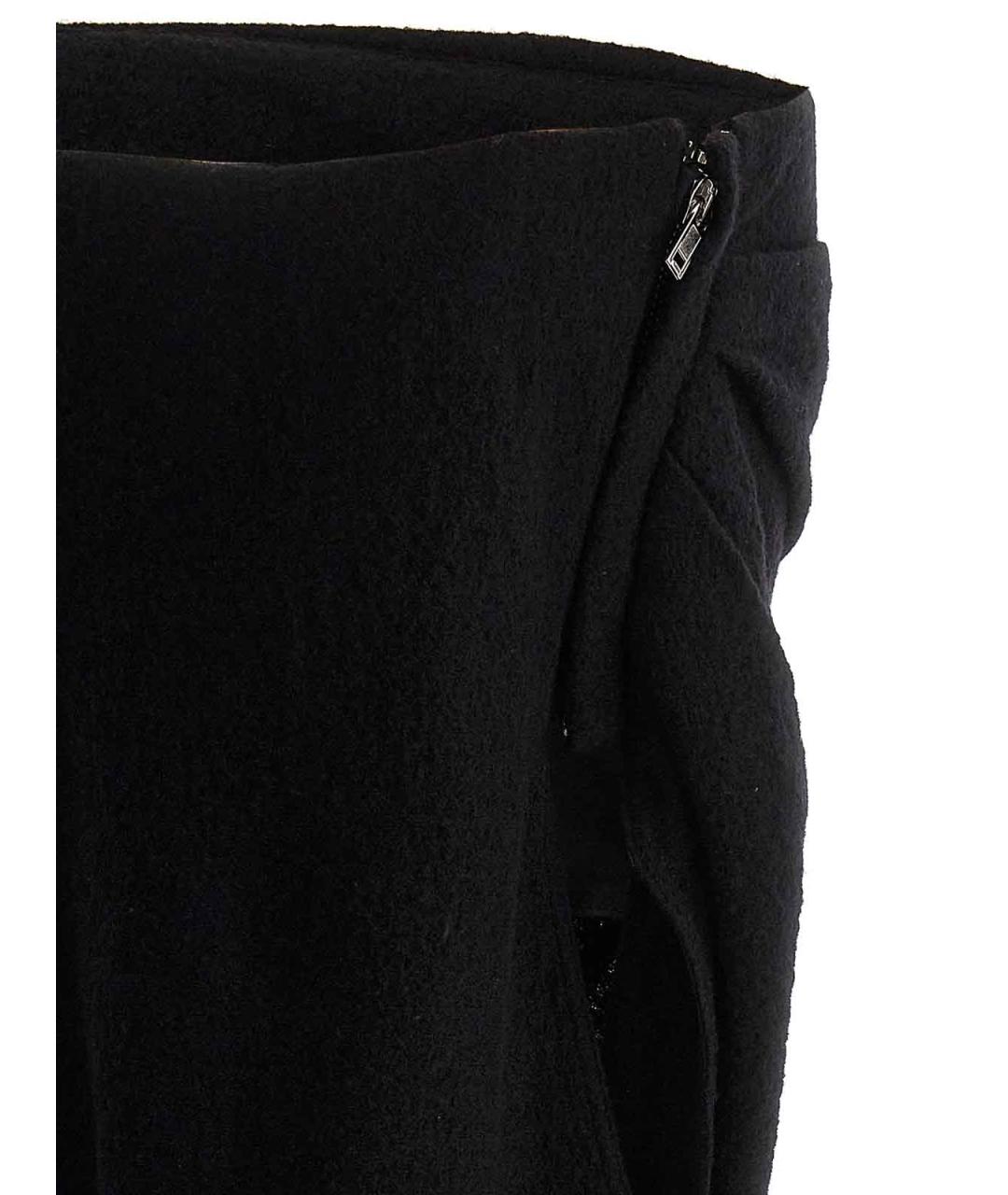 RICK OWENS Черная шерстяная майка, фото 4