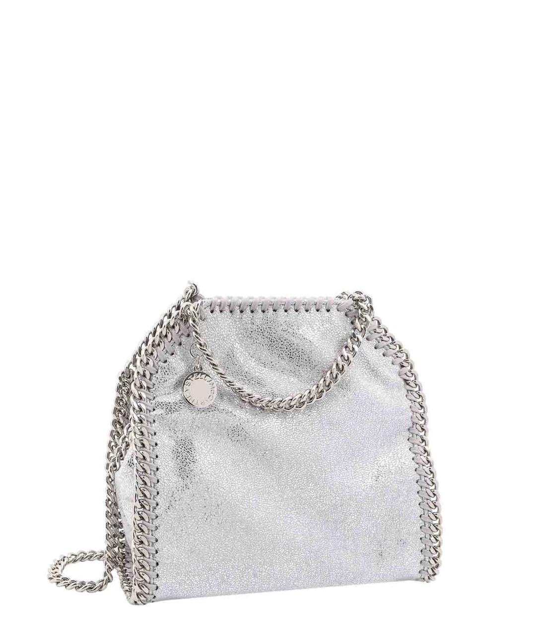STELLA MCCARTNEY Серебряная сумка через плечо из искусственной кожи, фото 3