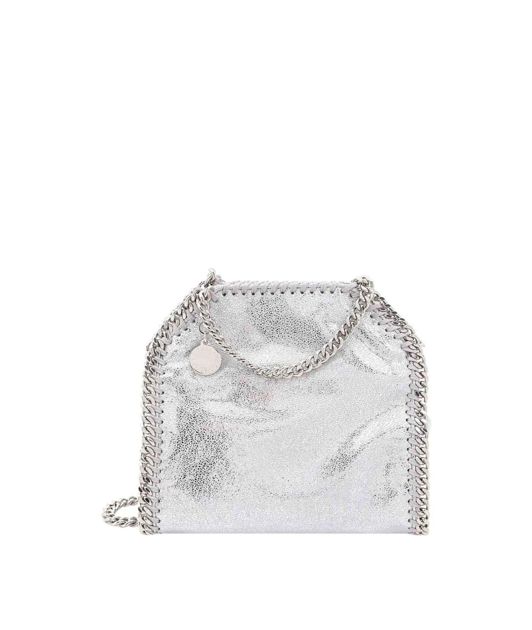 STELLA MCCARTNEY Серебряная сумка через плечо из искусственной кожи, фото 1
