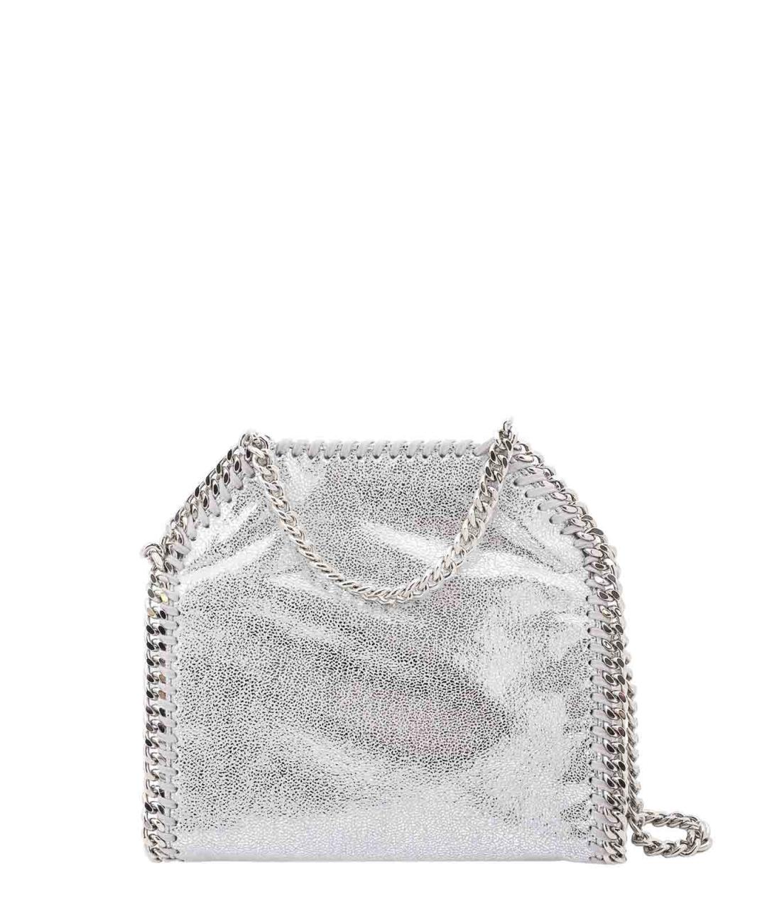 STELLA MCCARTNEY Серебряная сумка через плечо из искусственной кожи, фото 2