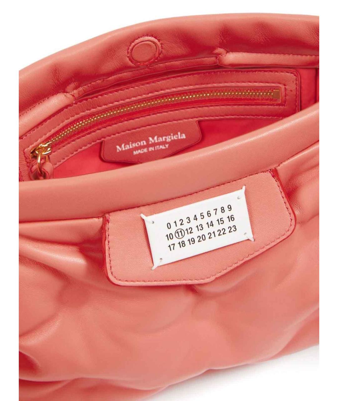 MAISON MARGIELA Бежевая кожаная сумка через плечо, фото 6