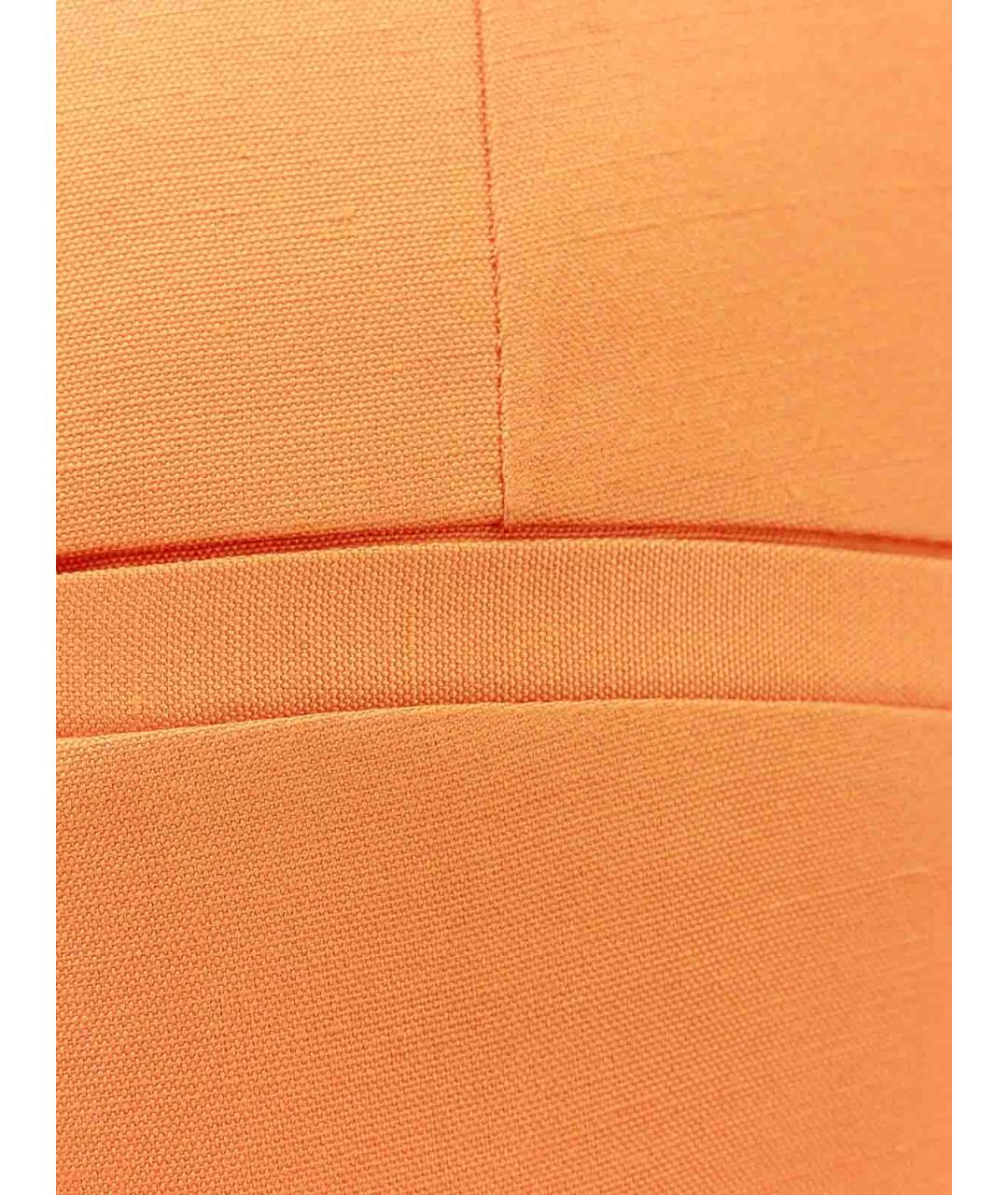 STELLA MCCARTNEY Оранжевые вискозные брюки широкие, фото 3