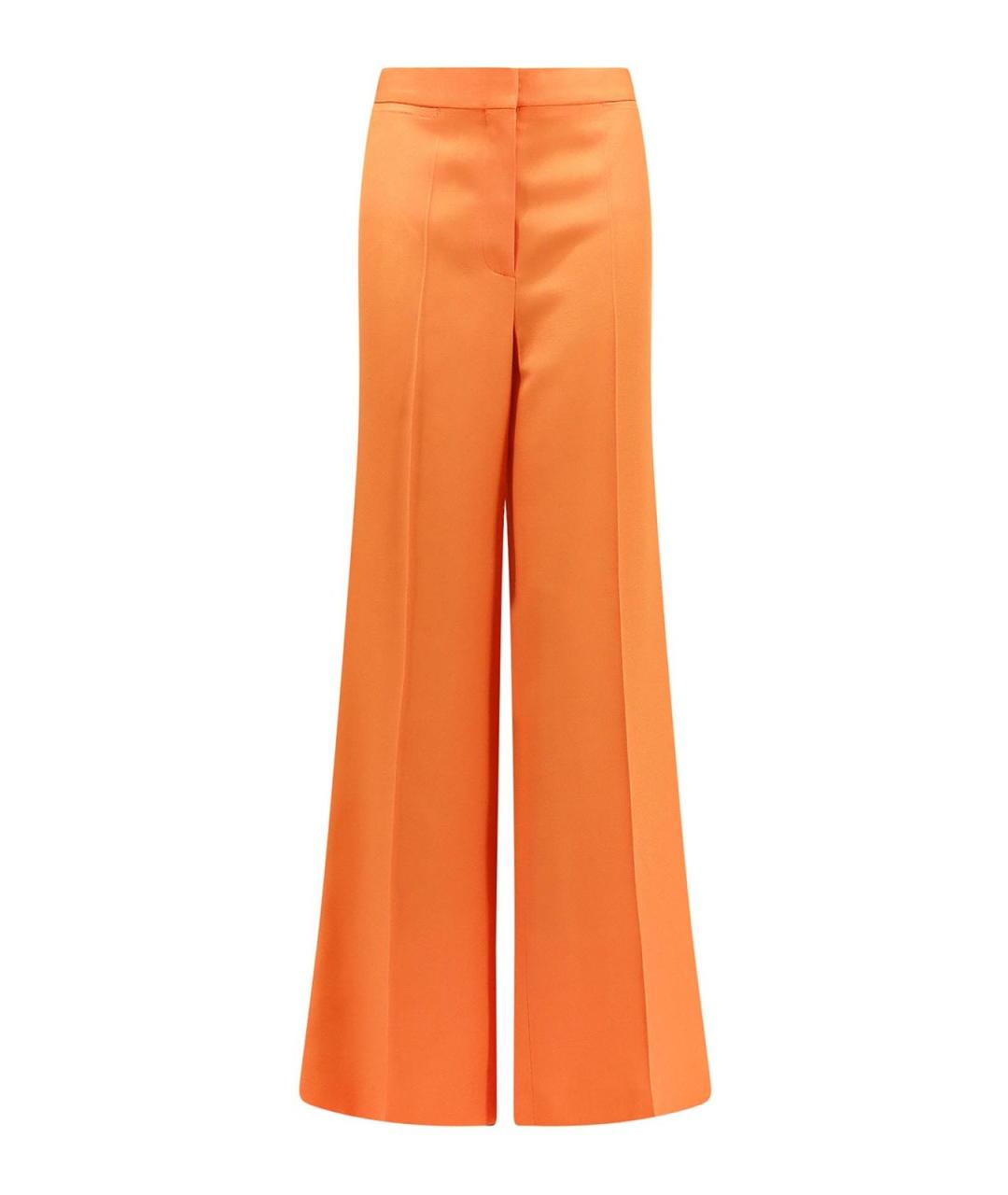 STELLA MCCARTNEY Оранжевые вискозные брюки широкие, фото 1