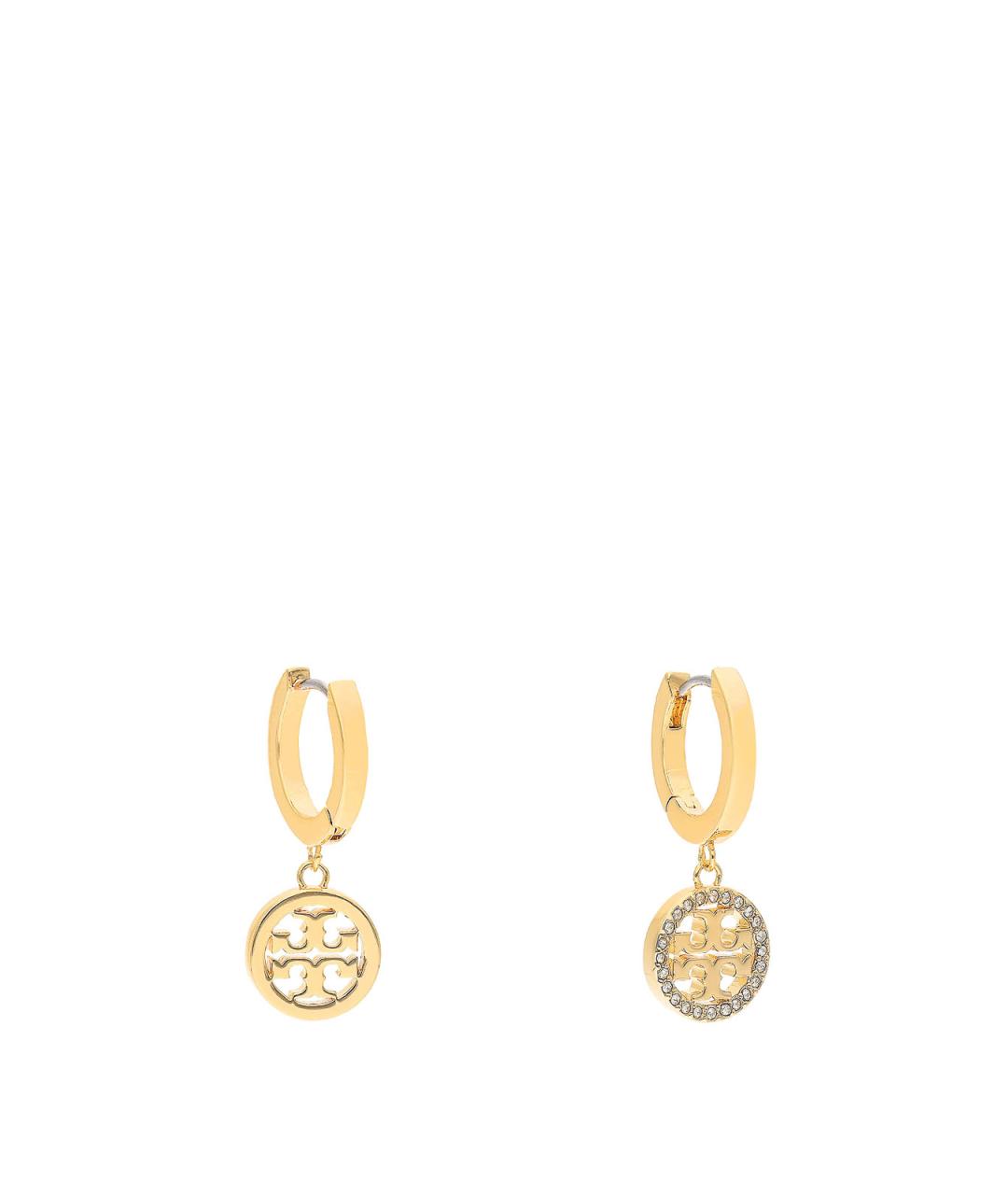 TORY BURCH Золотые металлические серьги, фото 2