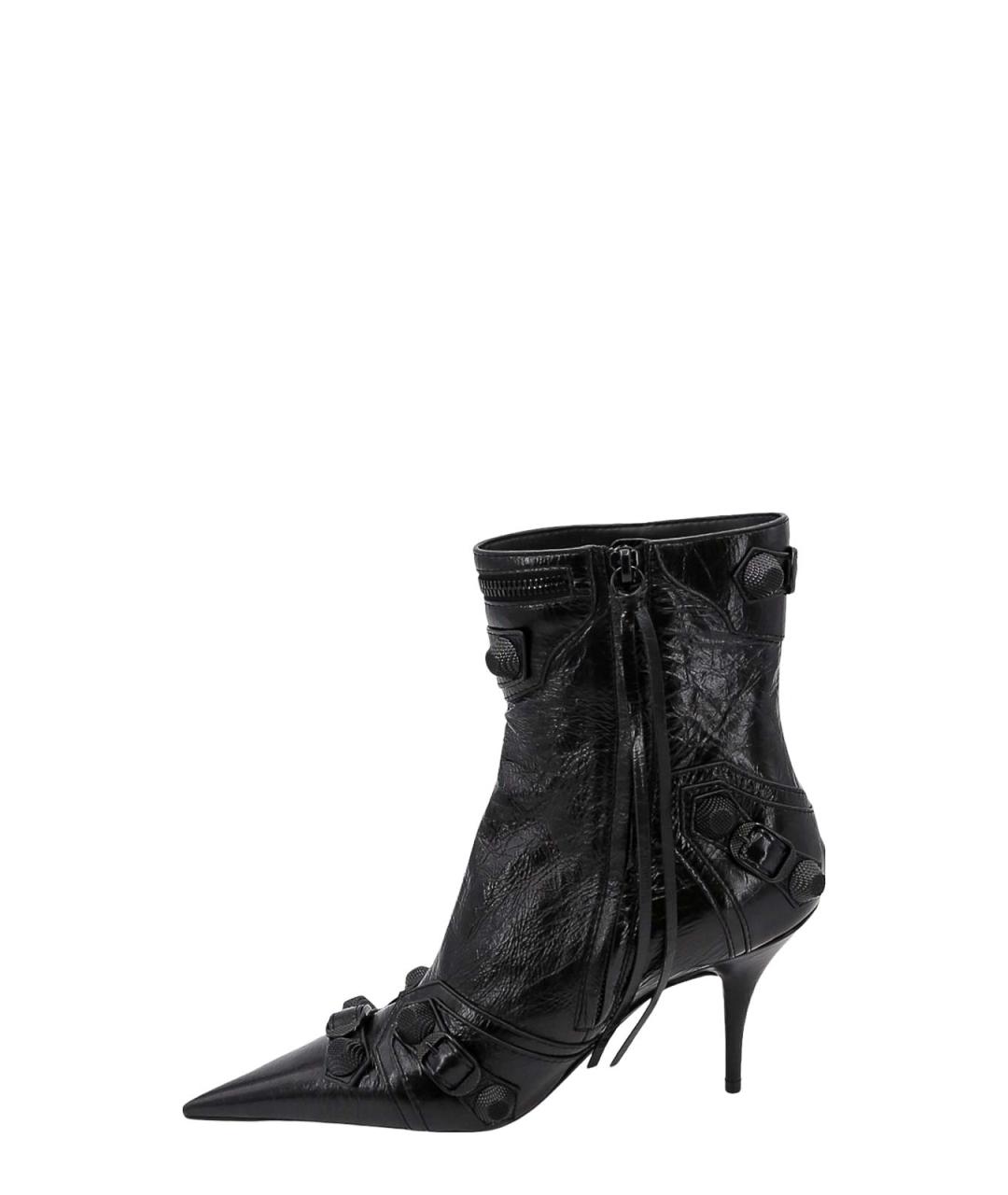 BALENCIAGA Черные ботильоны из лакированной кожи, фото 2