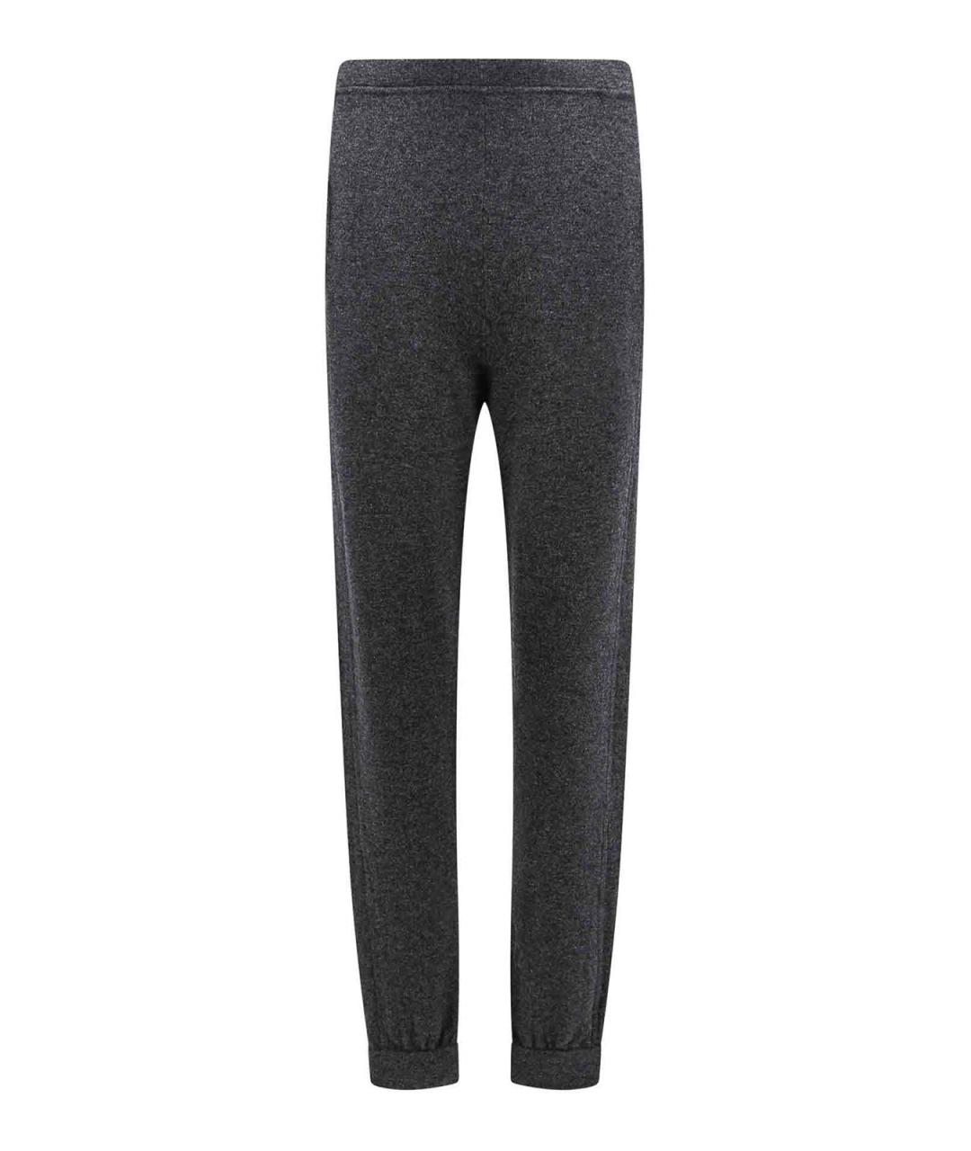 SAINT LAURENT Серые кашемировые леггинсы и велосипедки, фото 1