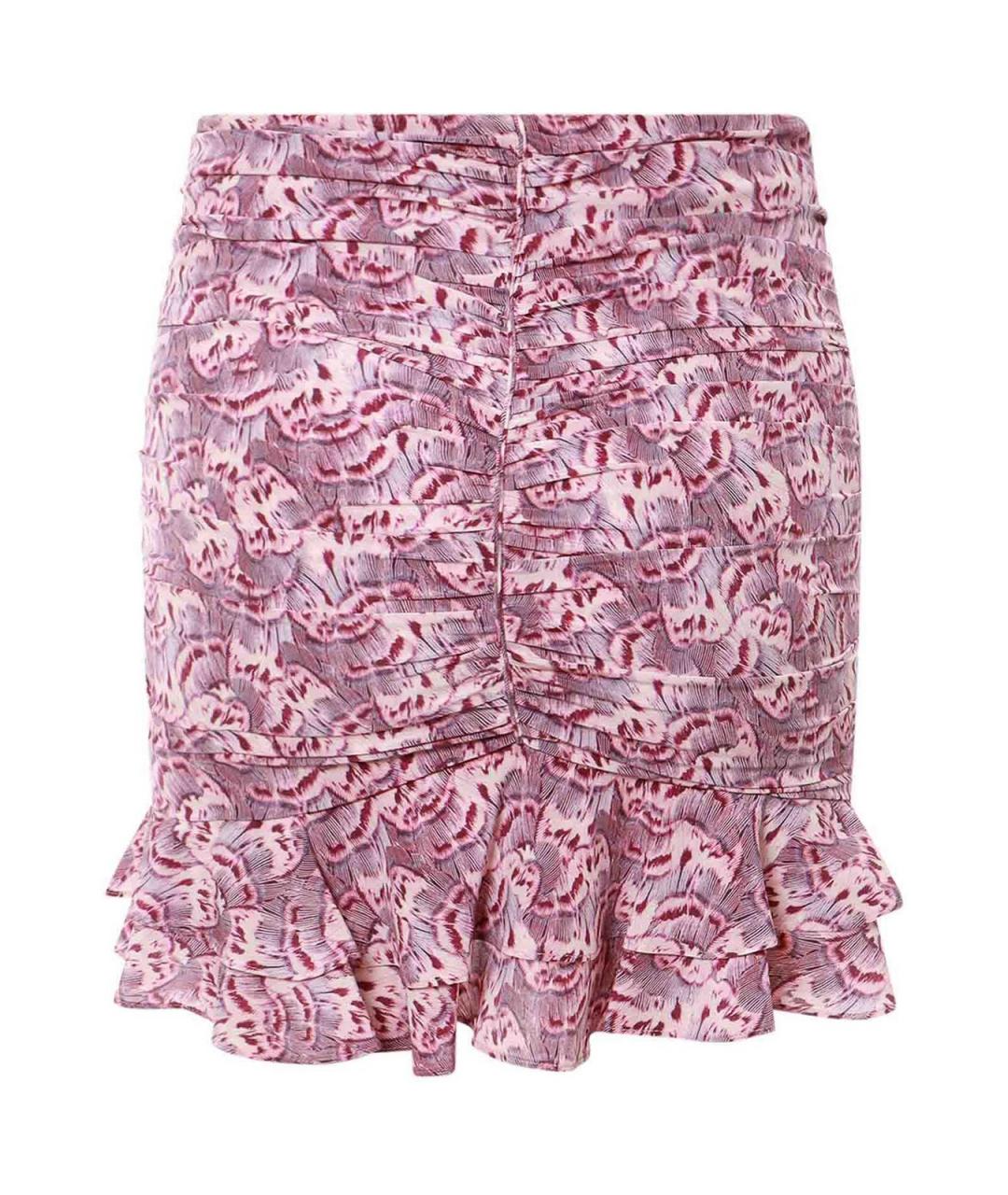 ISABEL MARANT Мульти шелковая юбка мини, фото 2