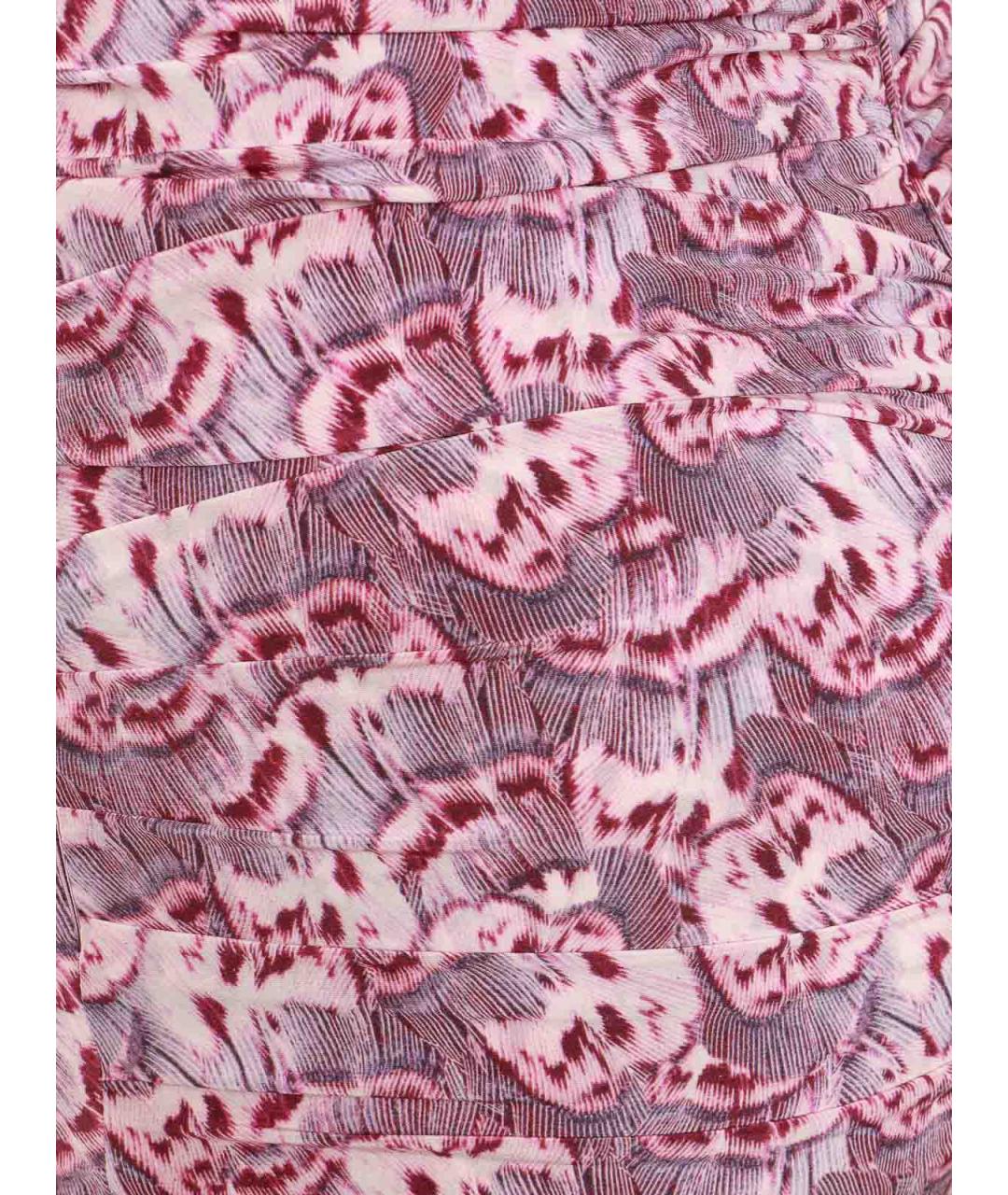 ISABEL MARANT Мульти шелковая юбка мини, фото 3