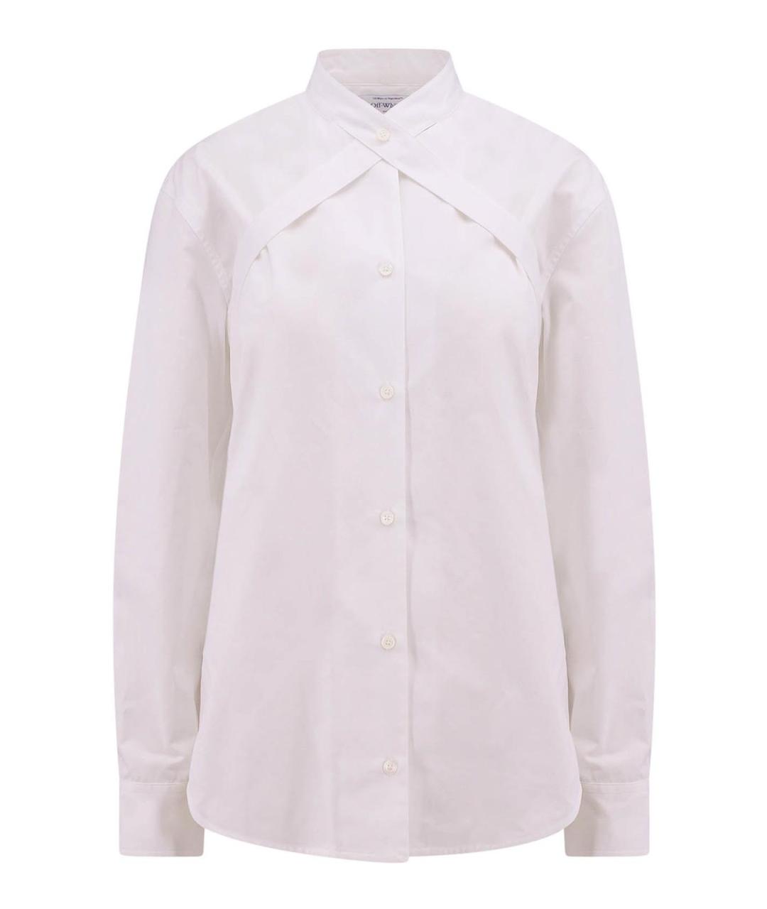 OFF-WHITE Белая хлопковая рубашка, фото 1