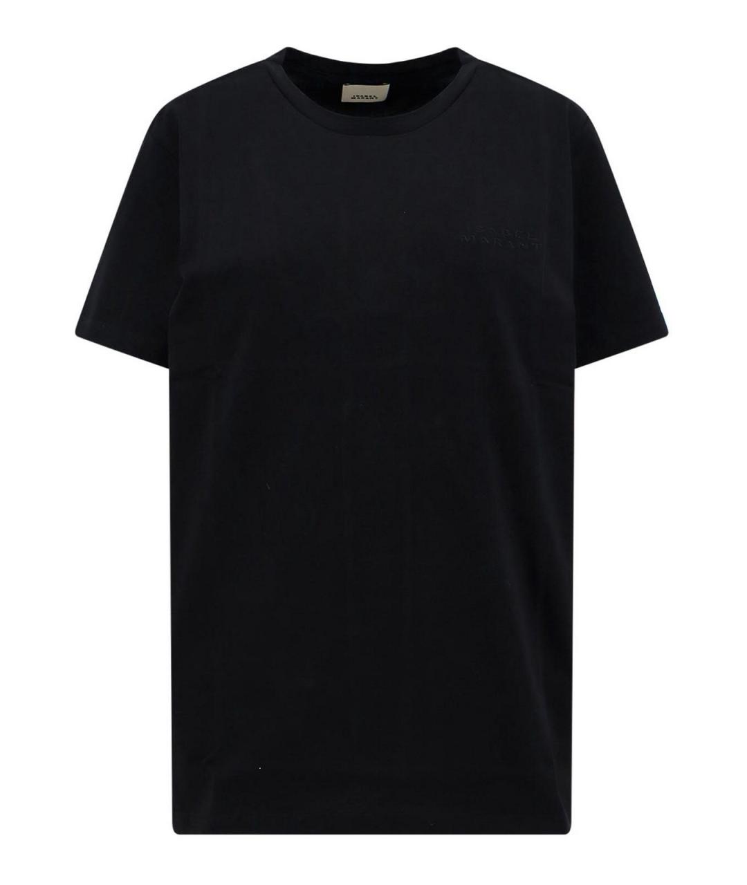 ISABEL MARANT Черная хлопковая футболка, фото 1