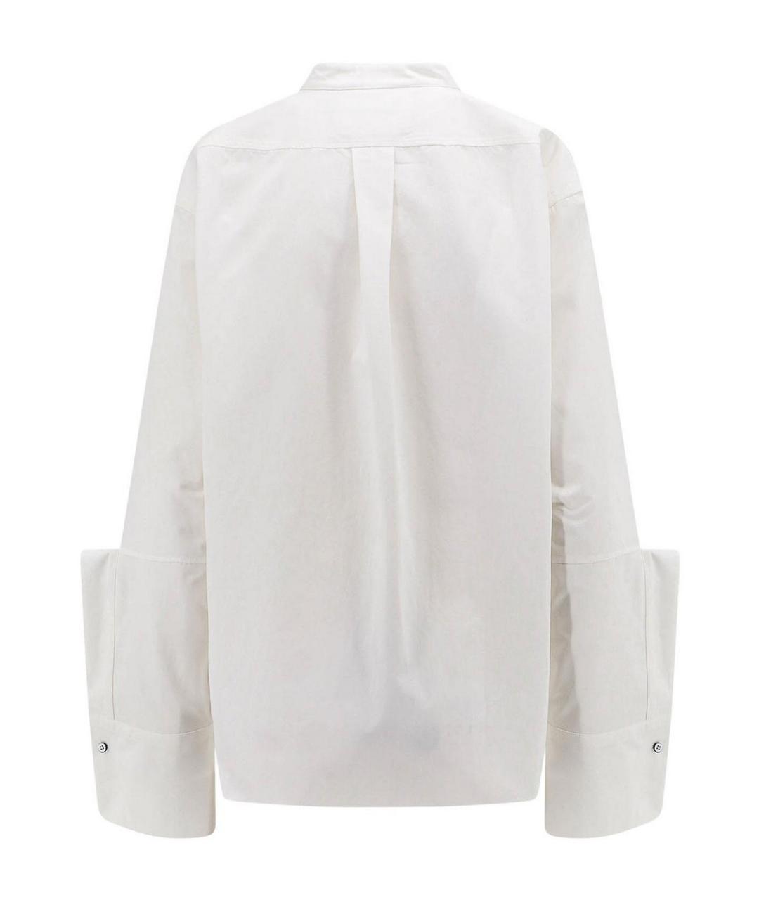 JIL SANDER Белая хлопковая рубашка, фото 2