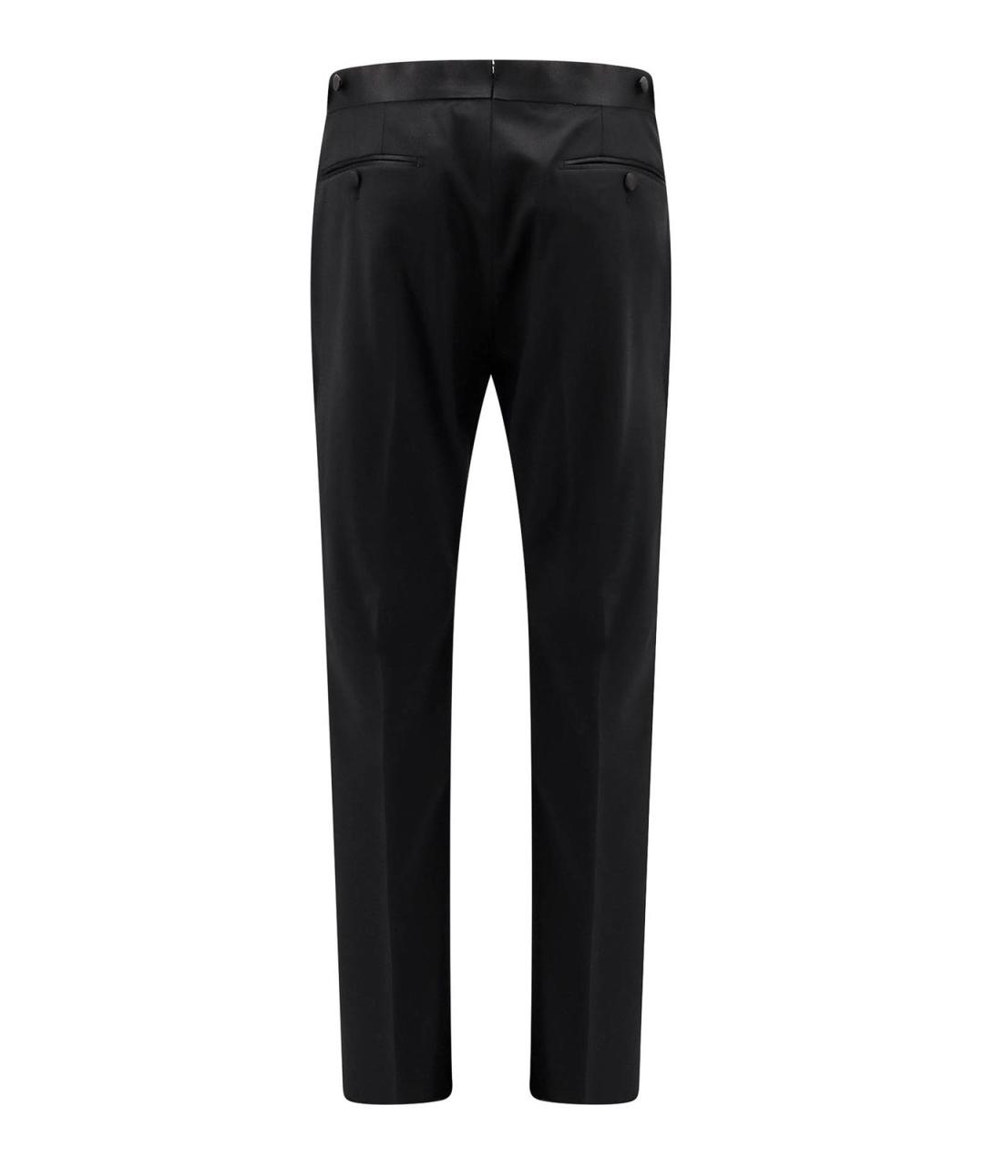 TOM FORD Черные шерстяные классические брюки, фото 2