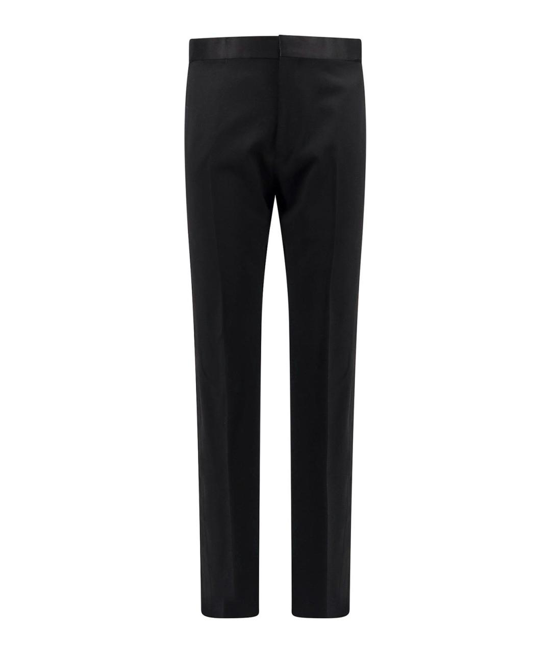 TOM FORD Черные шерстяные классические брюки, фото 1