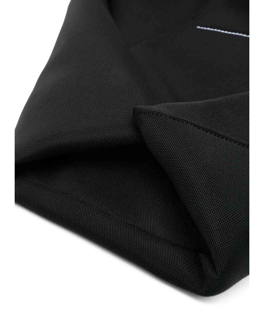 MM6 MAISON MARGIELA Черная кожаная сумка тоут, фото 5