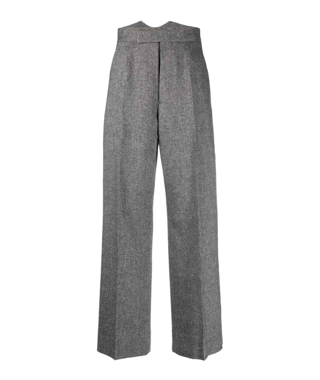 VIVIENNE WESTWOOD Черные шерстяные брюки широкие, фото 1
