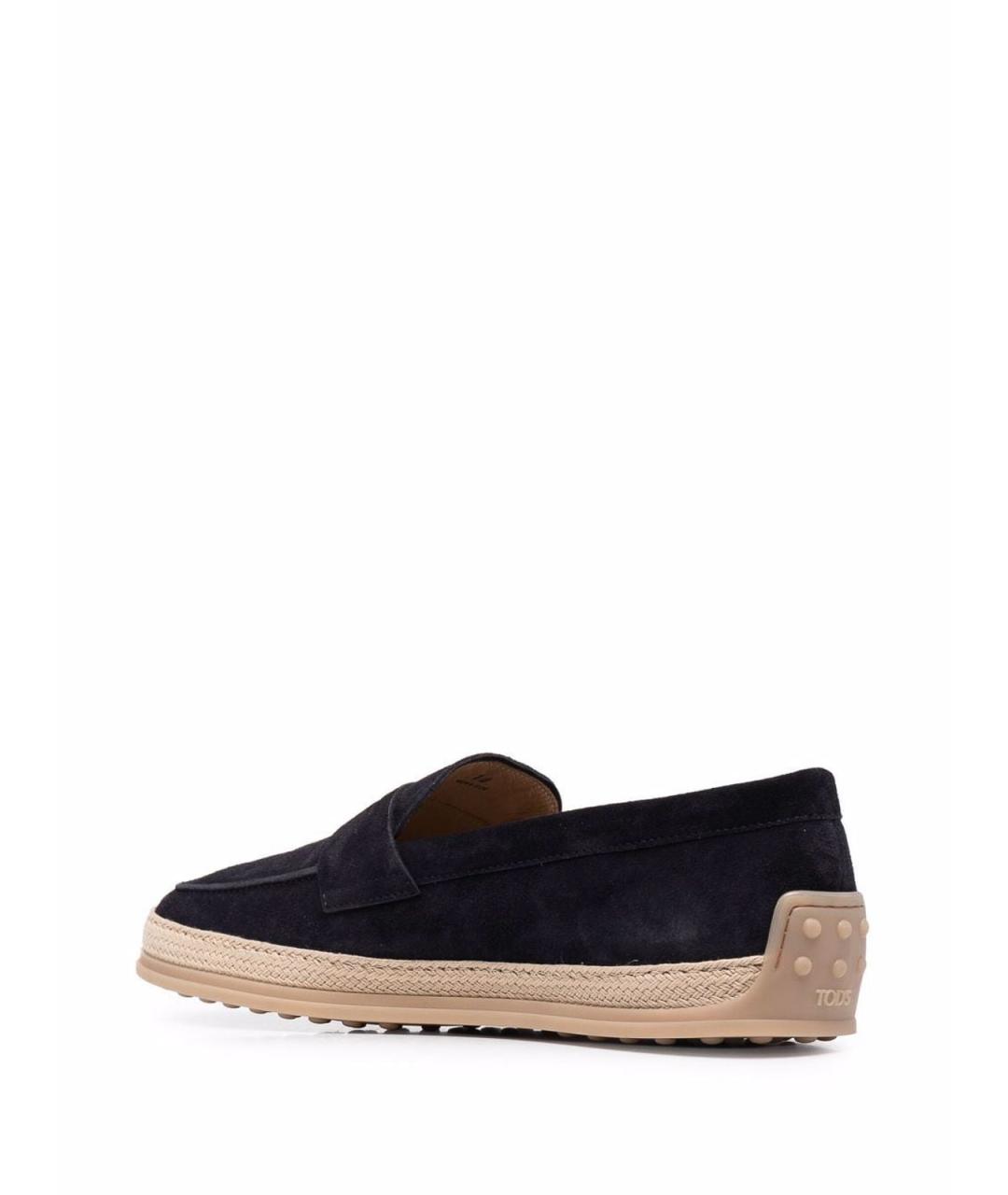 TOD'S Синие резиновые туфли, фото 4
