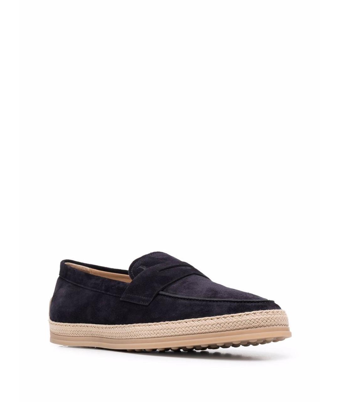 TOD'S Синие резиновые туфли, фото 2