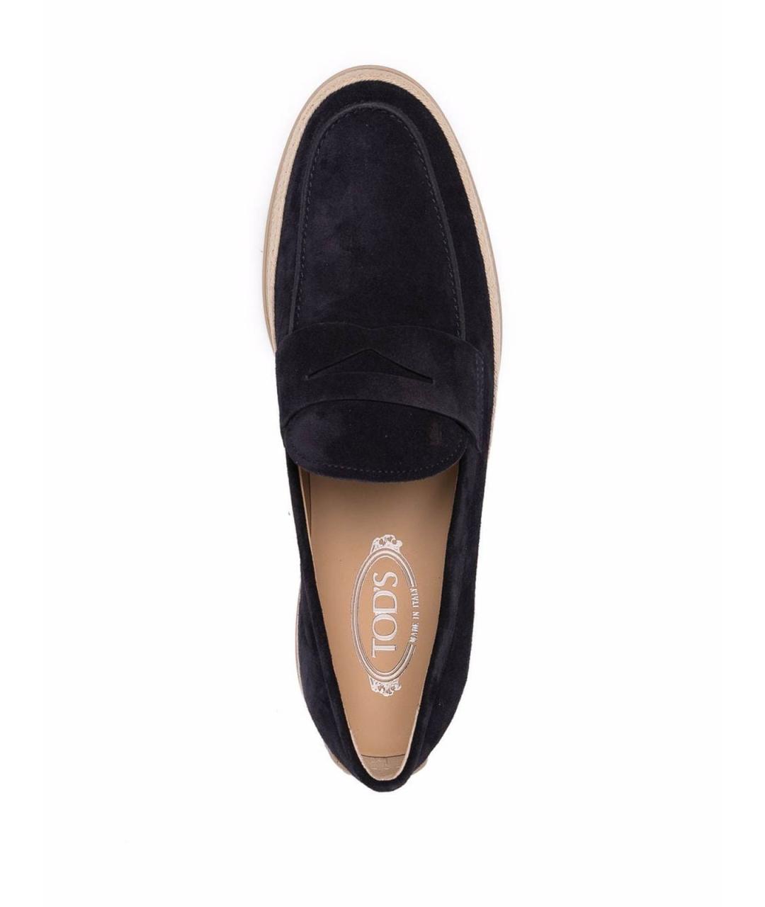 TOD'S Синие резиновые туфли, фото 3