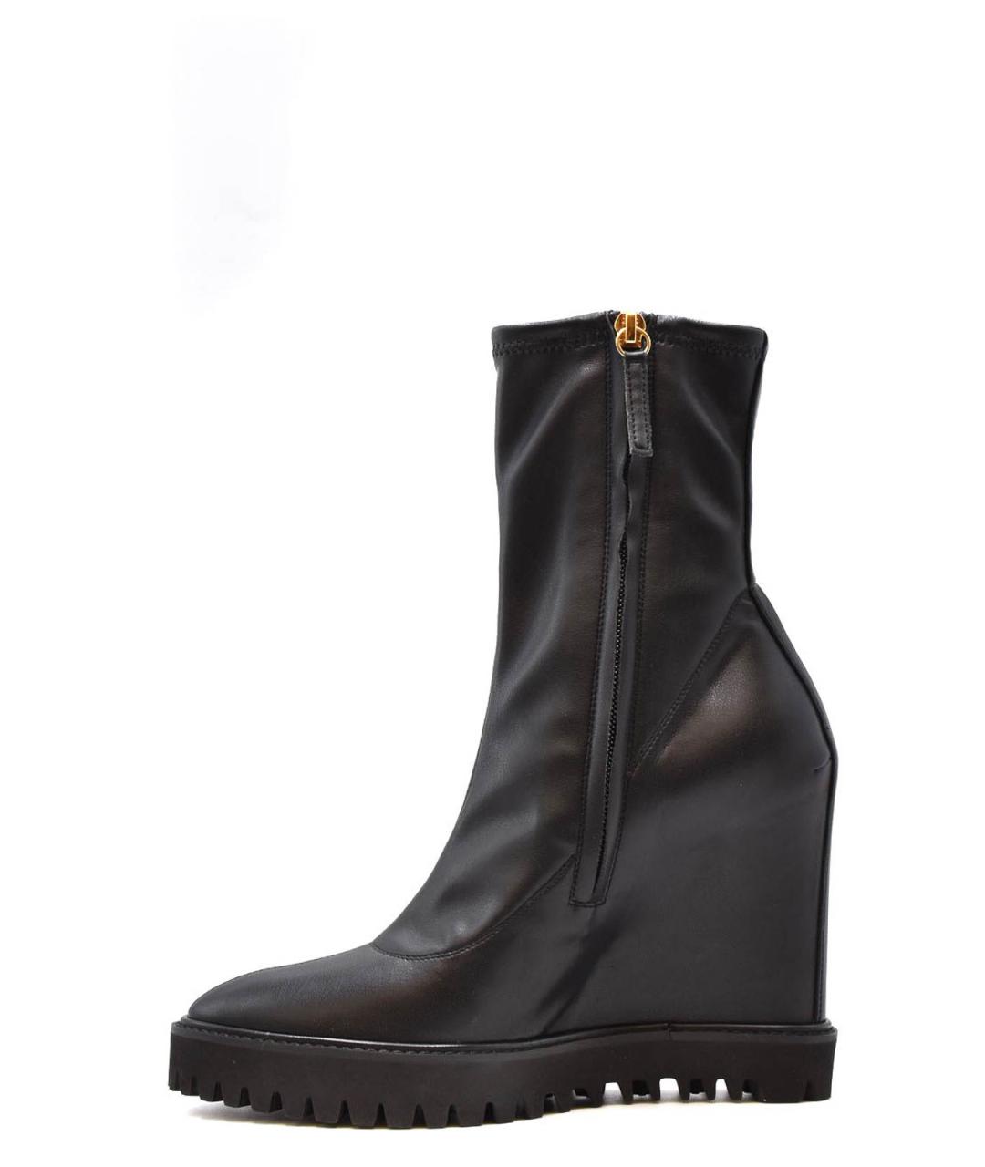 GIUSEPPE ZANOTTI DESIGN Черные кожаные ботильоны, фото 3