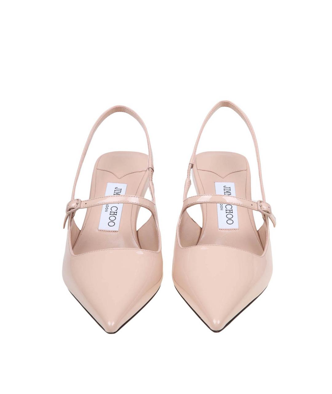 JIMMY CHOO Розовые туфли из лакированной кожи, фото 3