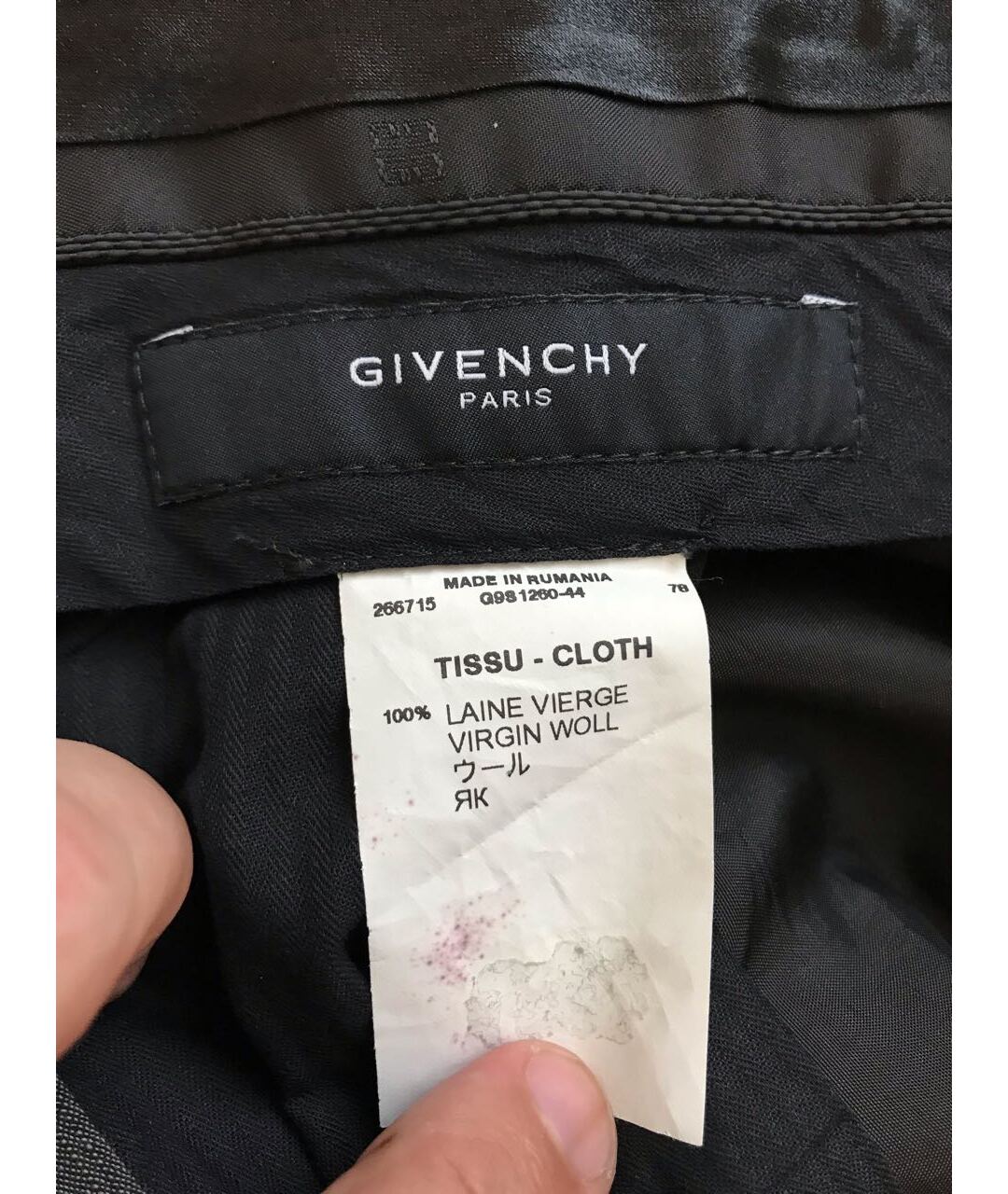 GIVENCHY Шерстяные классические брюки, фото 7